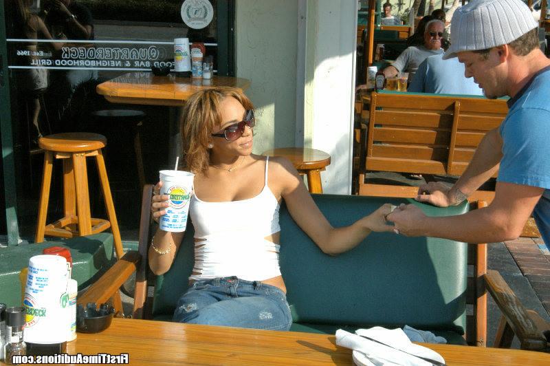 15P Hot latina babe catches a nice american facial here in these pics