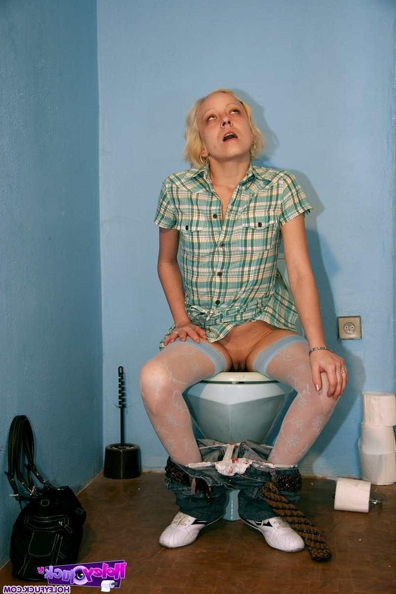 14P Slut sucking and fucking a cock through a glory hole