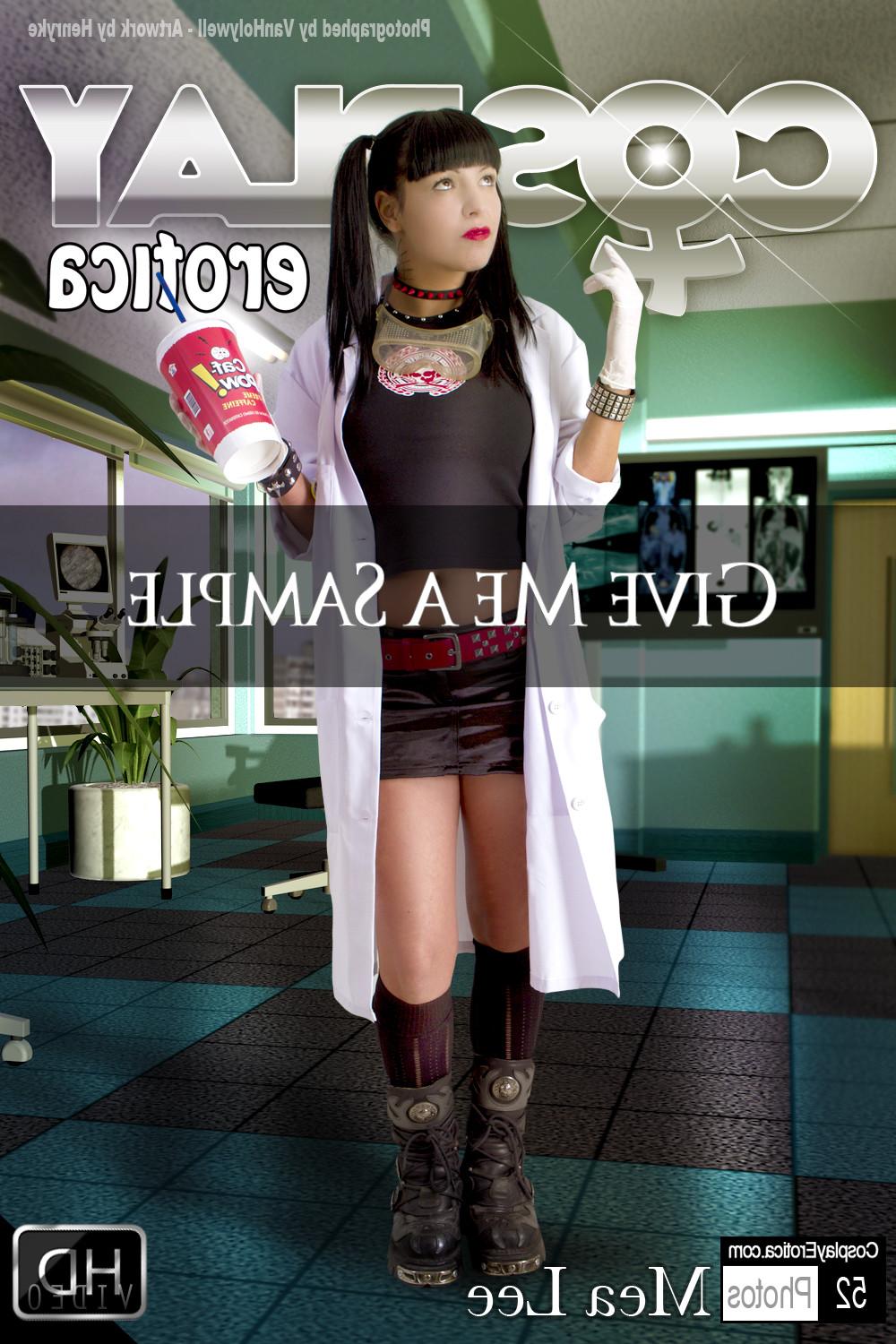 16P Mea Lee plays NCIS Abby in this erotic cosplay porn