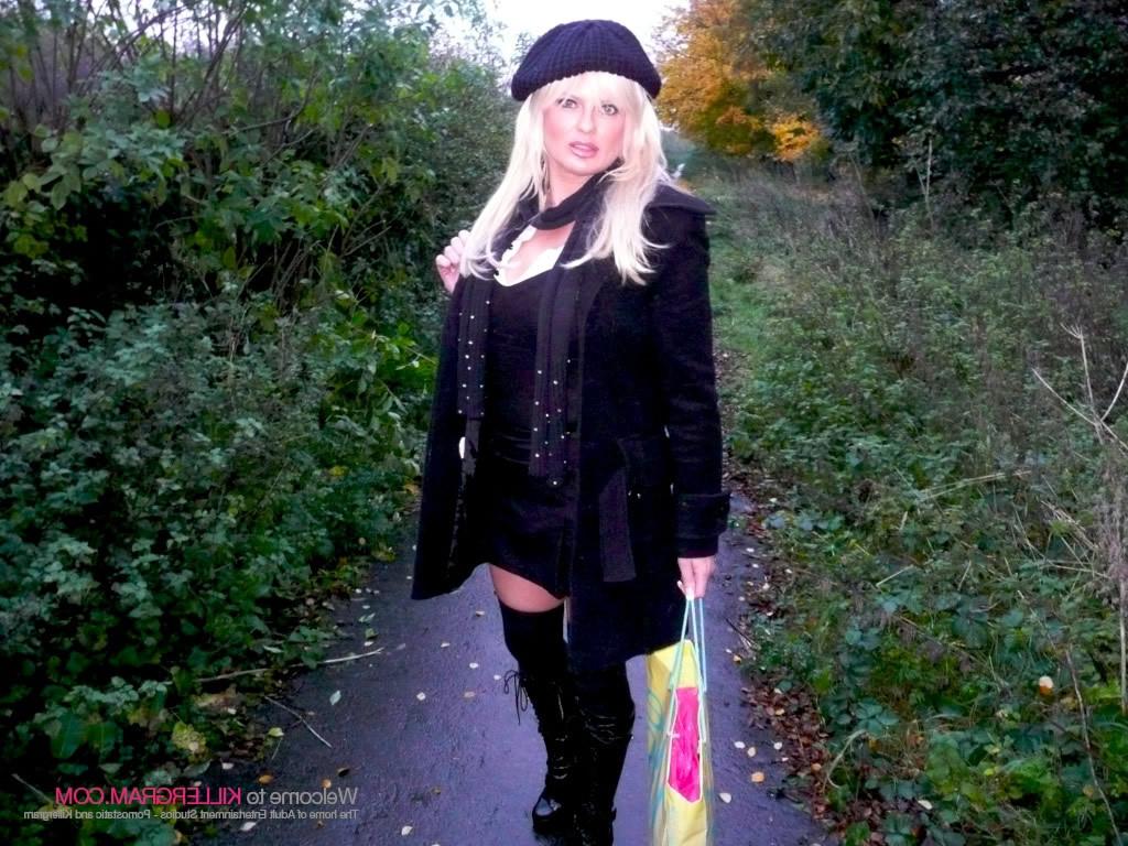 16P Big Titty Karen Kay in Black Boots on a Cuckold Wife Slut Adventure
