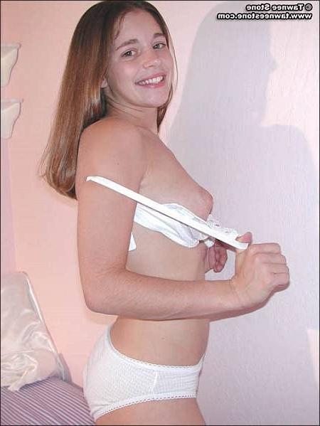 16P Tawnee Stone shows off her perky tits