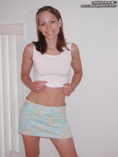 15P Brandy Didder shows off her perky tits!