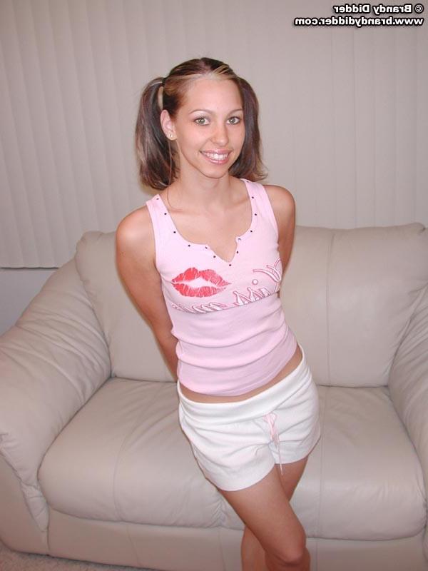 15P Brandy Didder gets naked and show off her perky tits!