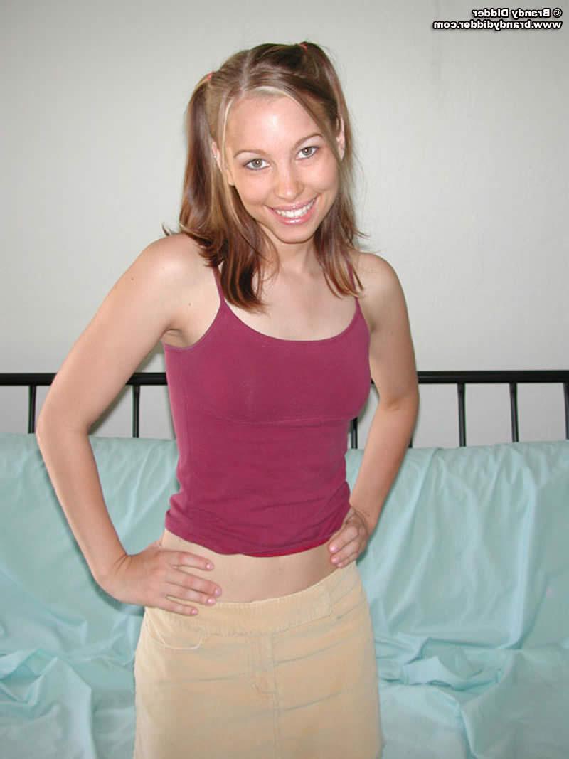16P Brunette teen brandy didder shows her perky tits