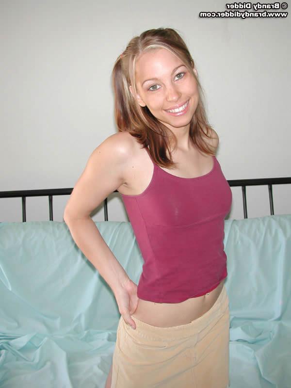 16P Brunette teen brandy didder shows her perky tits