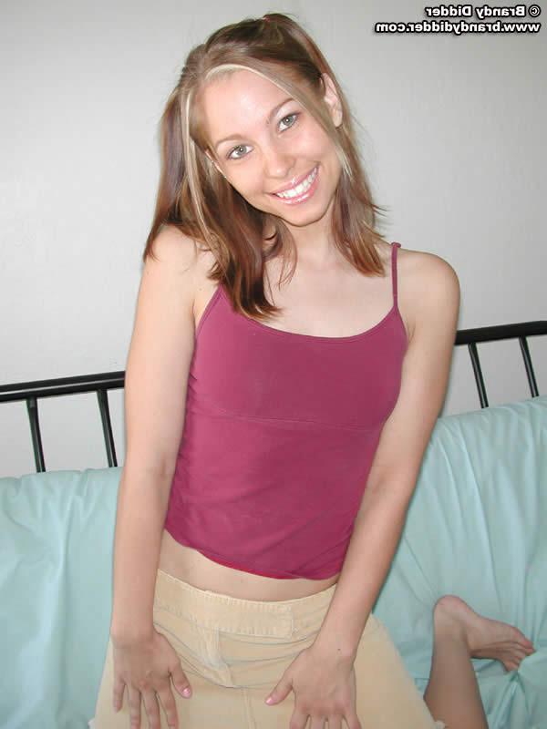 16P Brunette teen brandy didder shows her perky tits