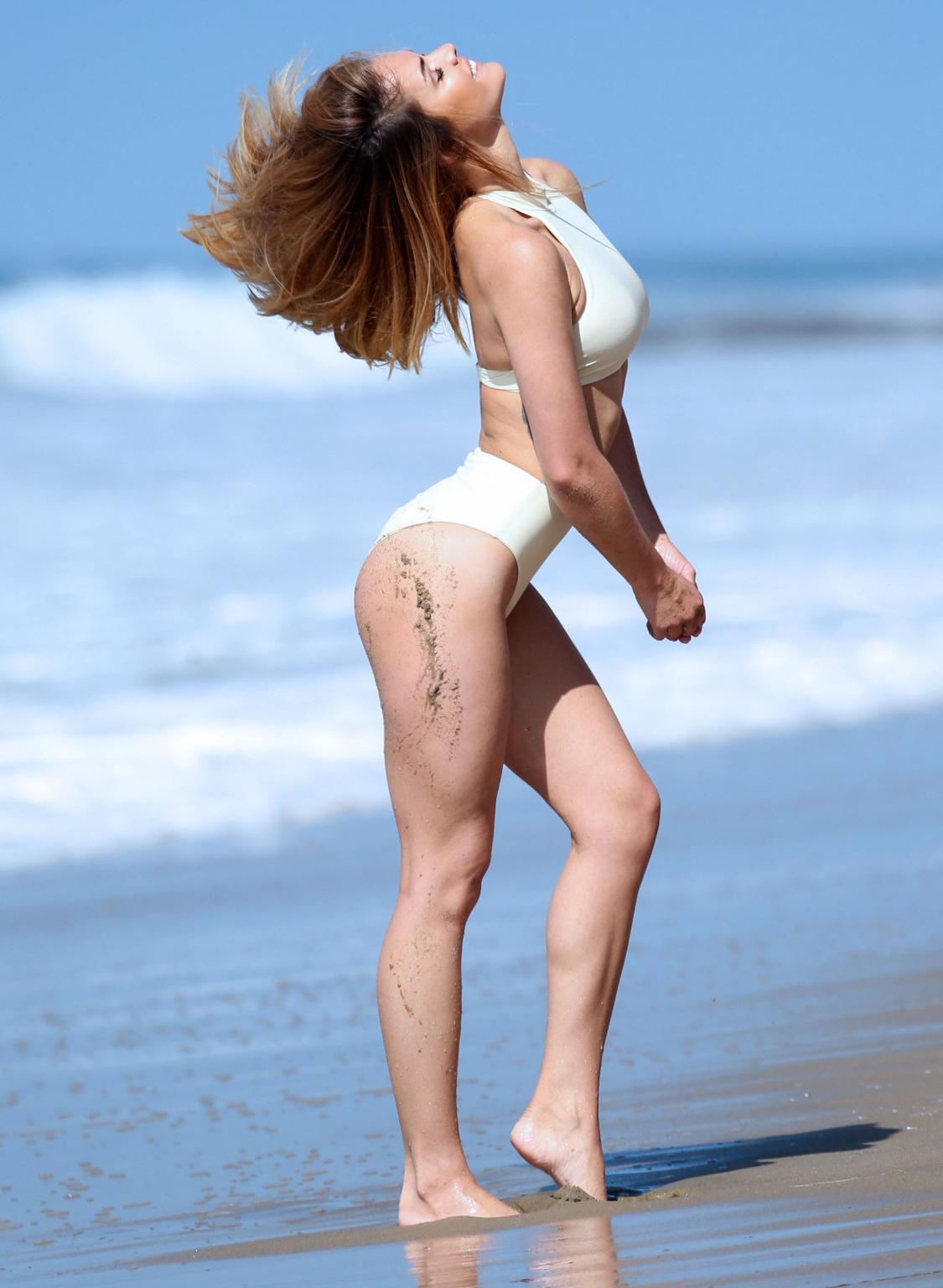 16P Kaili Thorne showing off her bikini body for the 138 Water photoshoot in Malibu