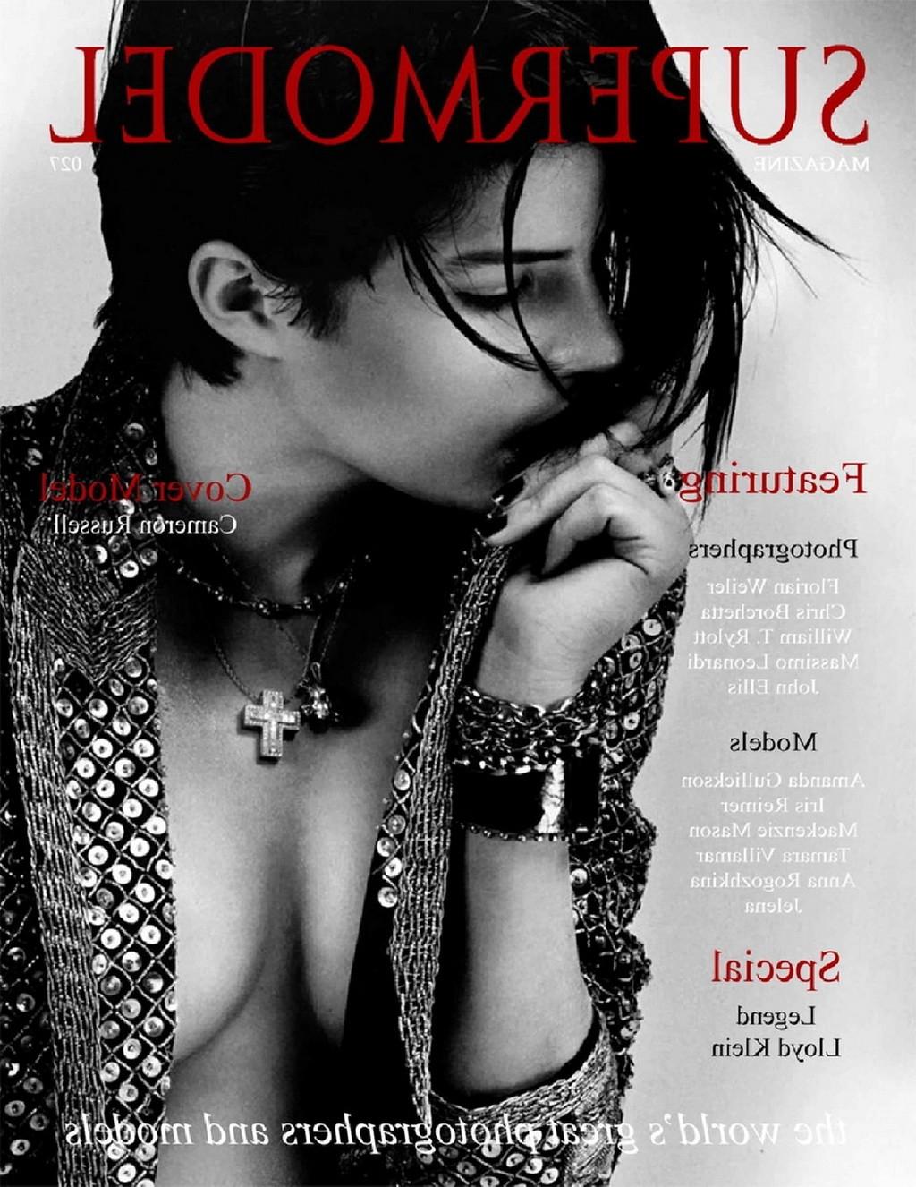 16P Cameron Russell looking very hot in Supermodel Magazine USA Issue 27 photoshoot