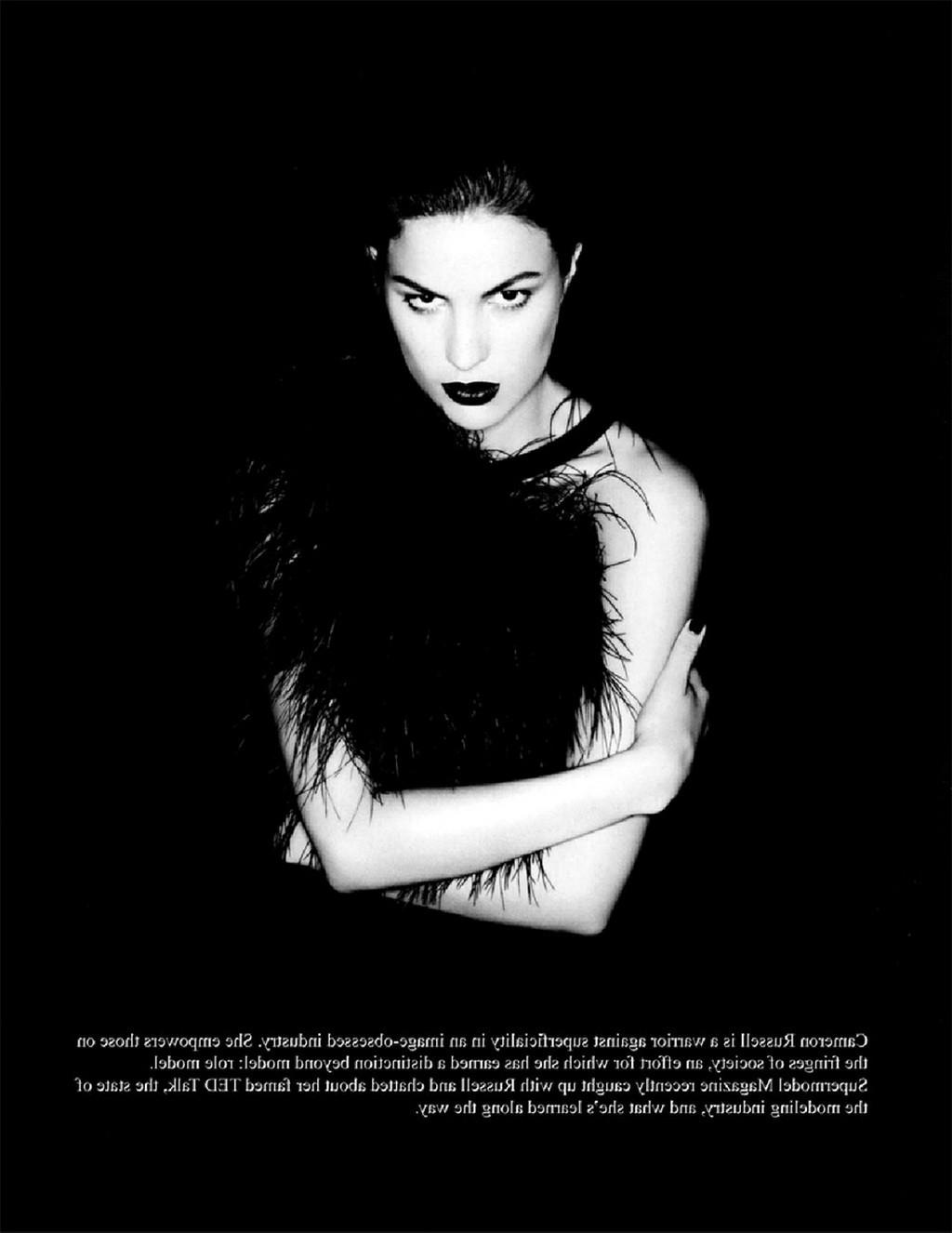 16P Cameron Russell looking very hot in Supermodel Magazine USA Issue 27 photoshoot