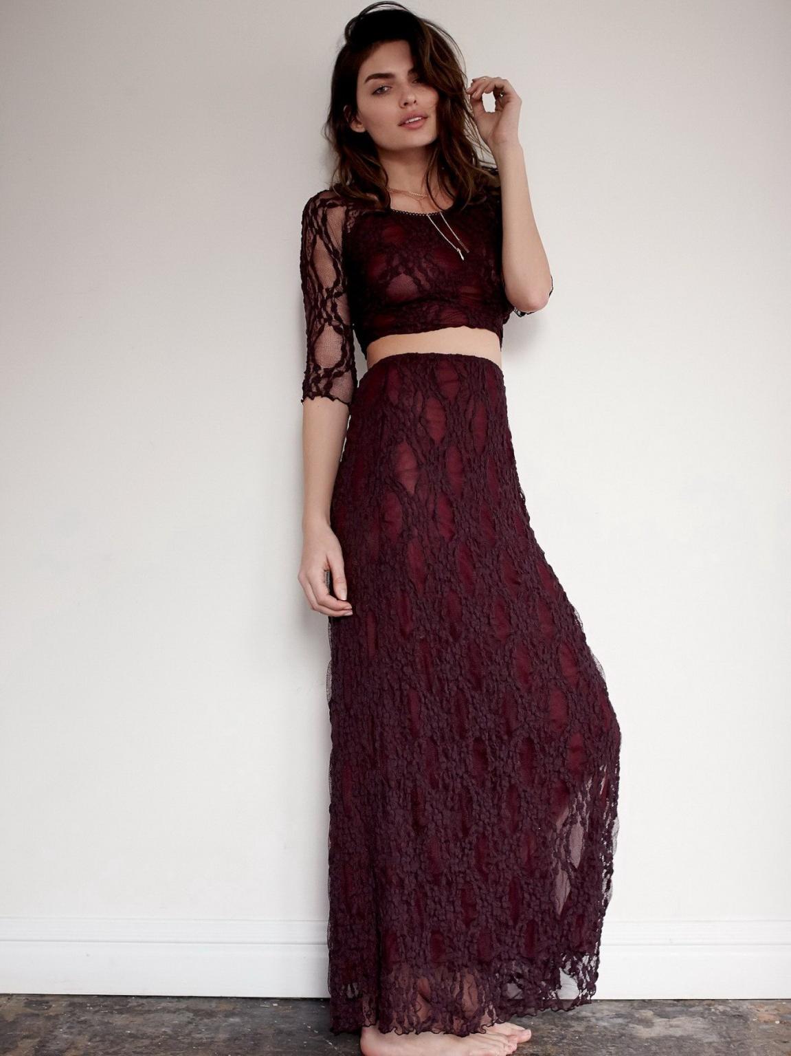 16P Alyssa Miller wears some seethrough undies for Free People Lingerie photoshoot