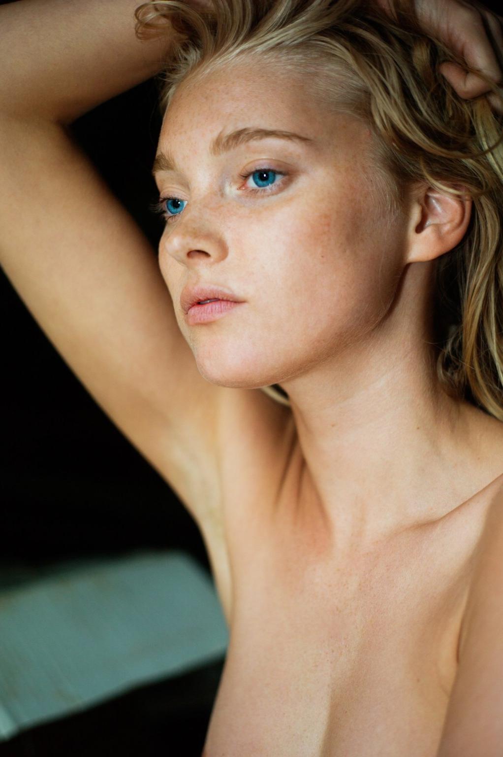 16P Elsa Hosk showing off her small tits in a Chadwick Tyler nude photoshoot