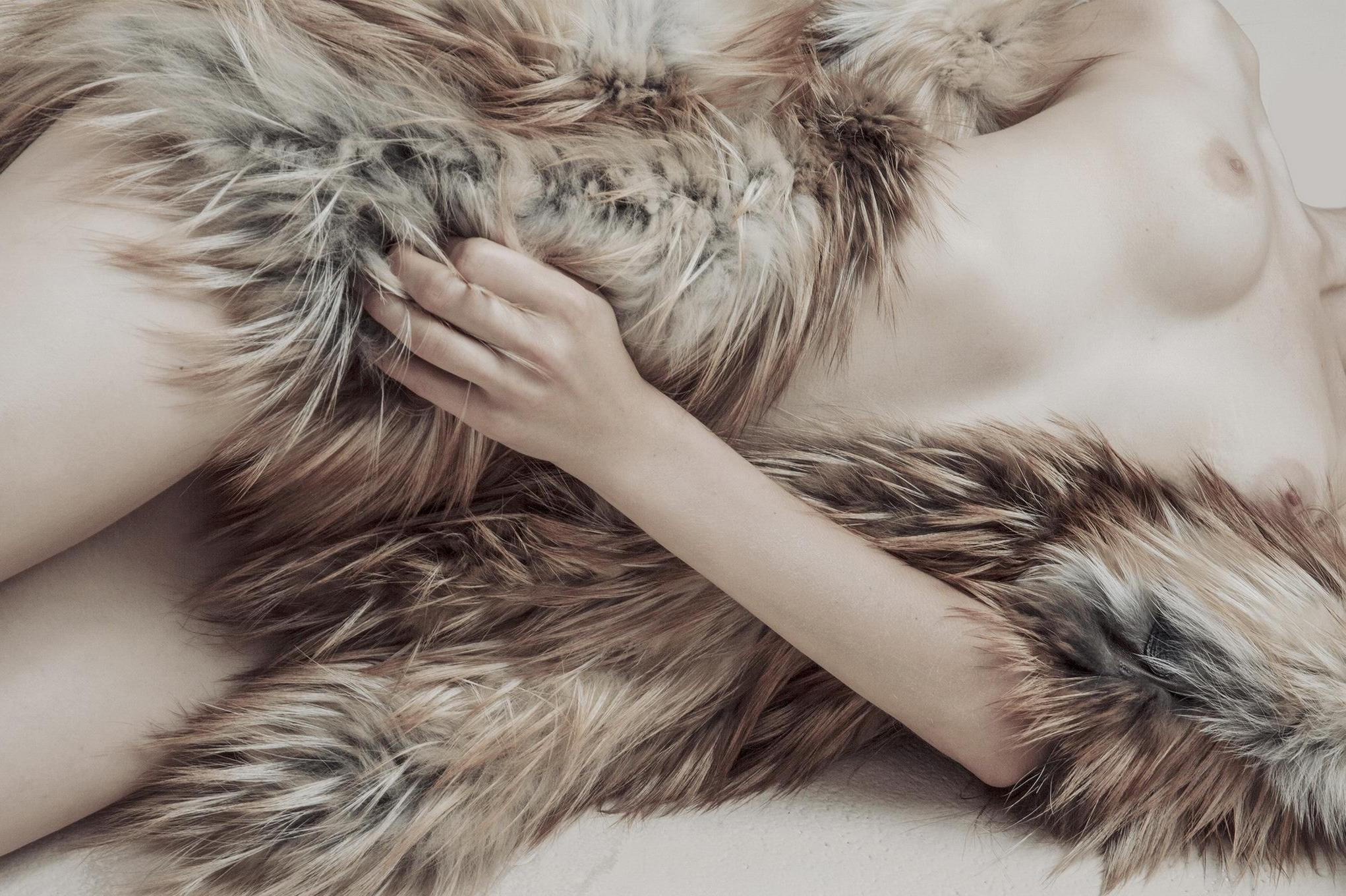 11P Anni Jurgenson topless in a weird photoshoot for ODDA magazine FW 2014 issue