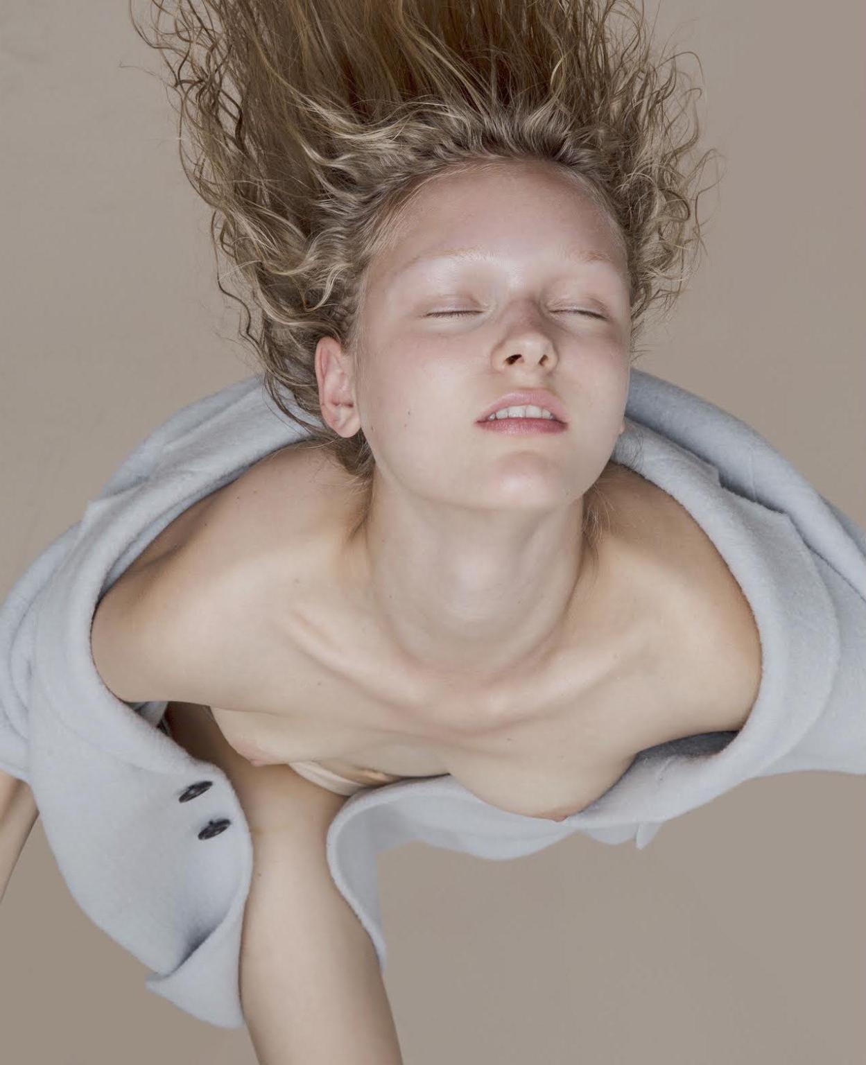 11P Anni Jurgenson topless in a weird photoshoot for ODDA magazine FW 2014 issue