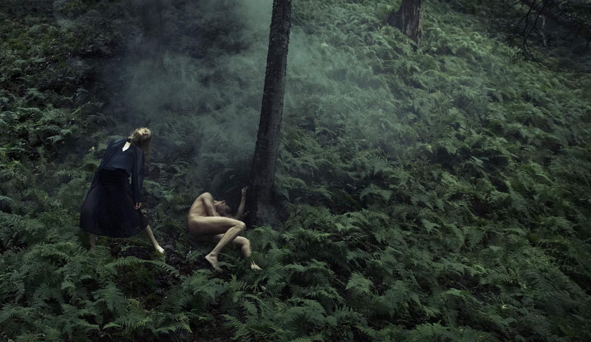 11P Anni Jurgenson topless in a weird photoshoot for ODDA magazine FW 2014 issue