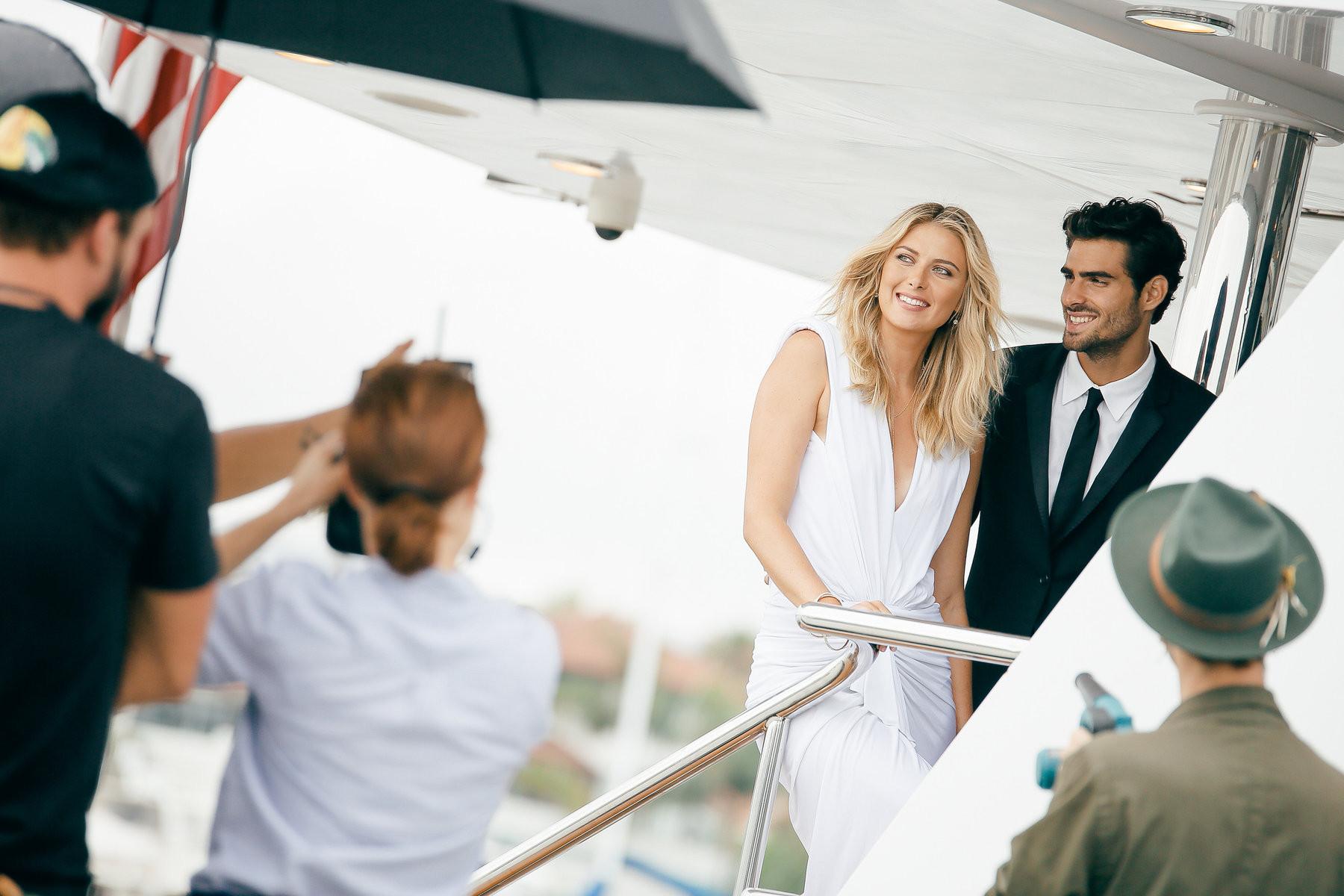 10P Maria Sharapova leggy  cleavy in Avon photoshoot 2014