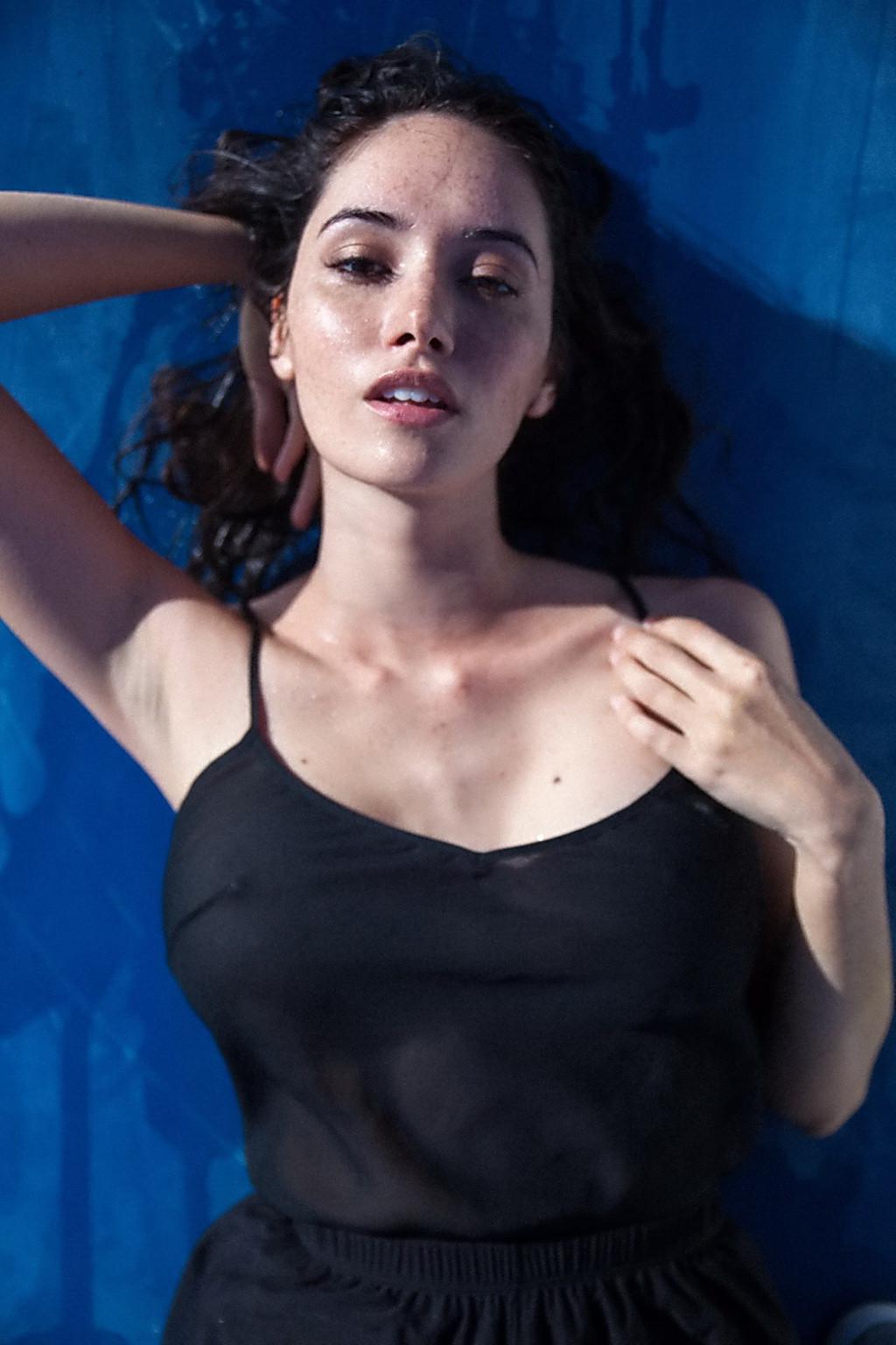 16P Sara Malakul Lane topless and seethrough lingerie photoshoot