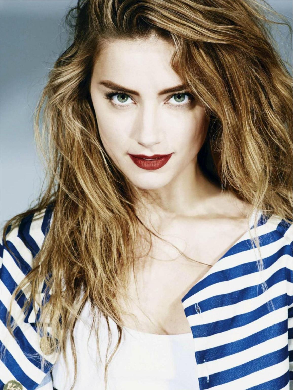 16P Amber Heard looking very hot in Jalouse Magazine photoshoot