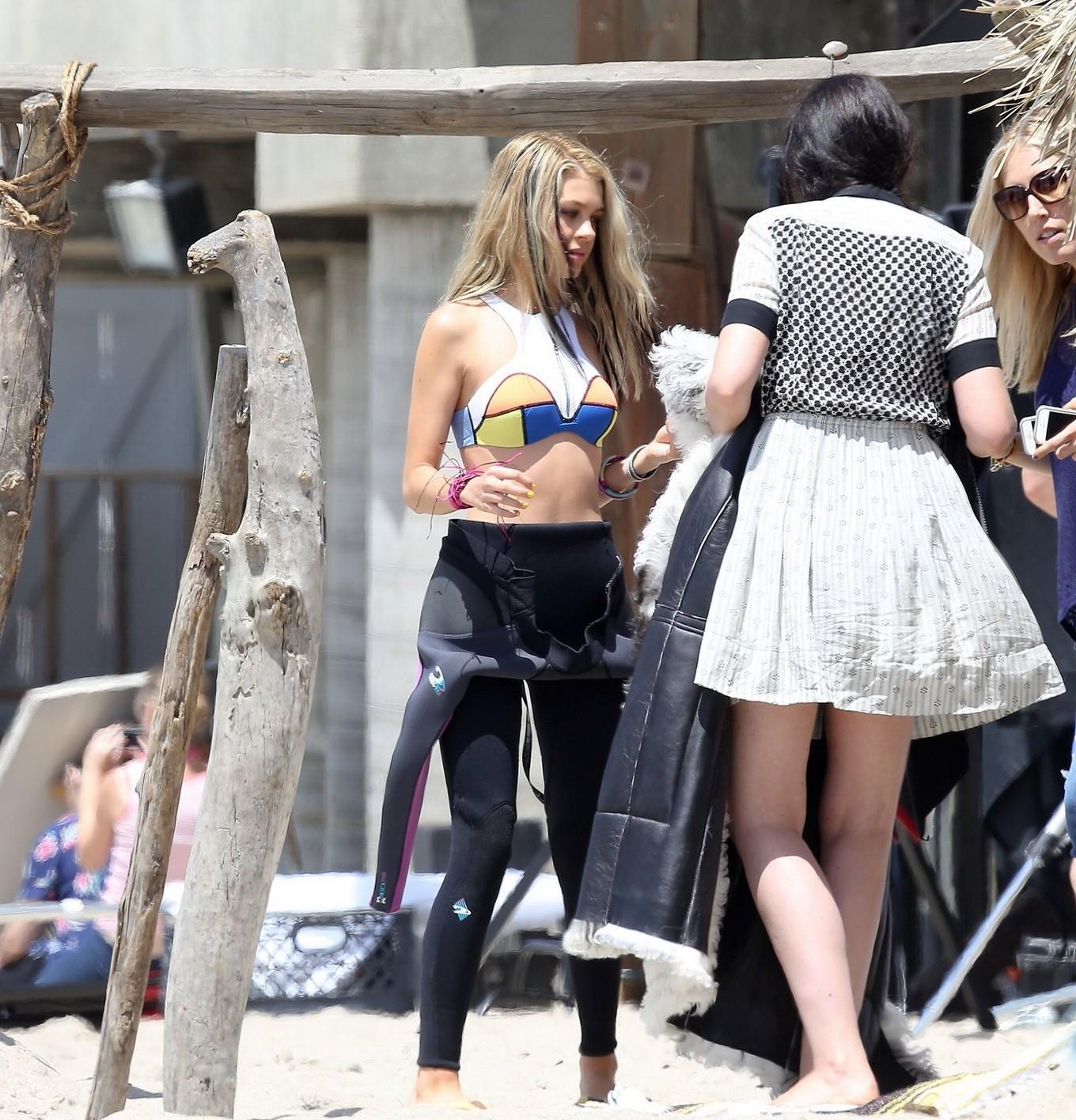 16P Nicola Peltz hot bikini and surfwear photoshoot for Teen Vogue Magazine in Malib