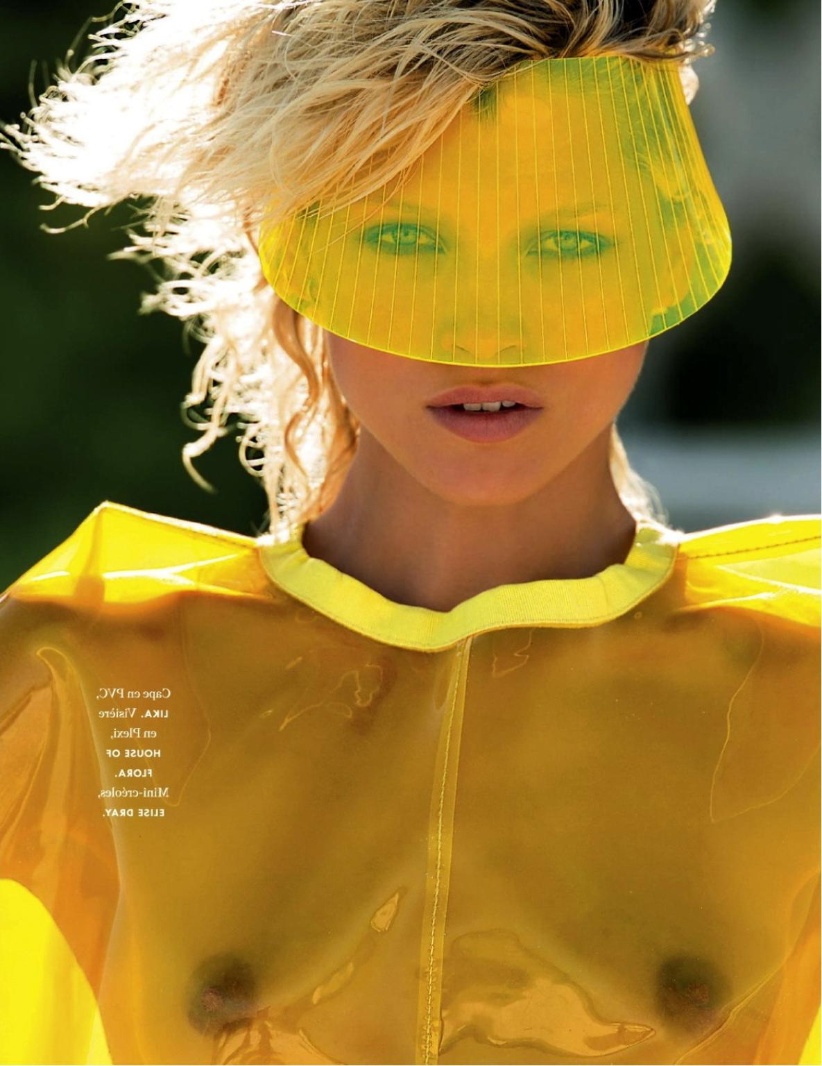 16P Hana Jirickova showing off her boobs and ass in Elle France beach photoshoot