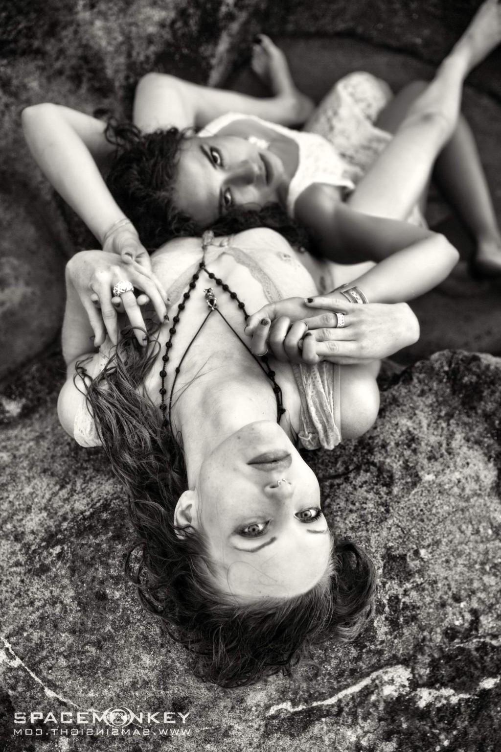 16P Madison Burge showing off her boobs in Samsara Smith photoshoot