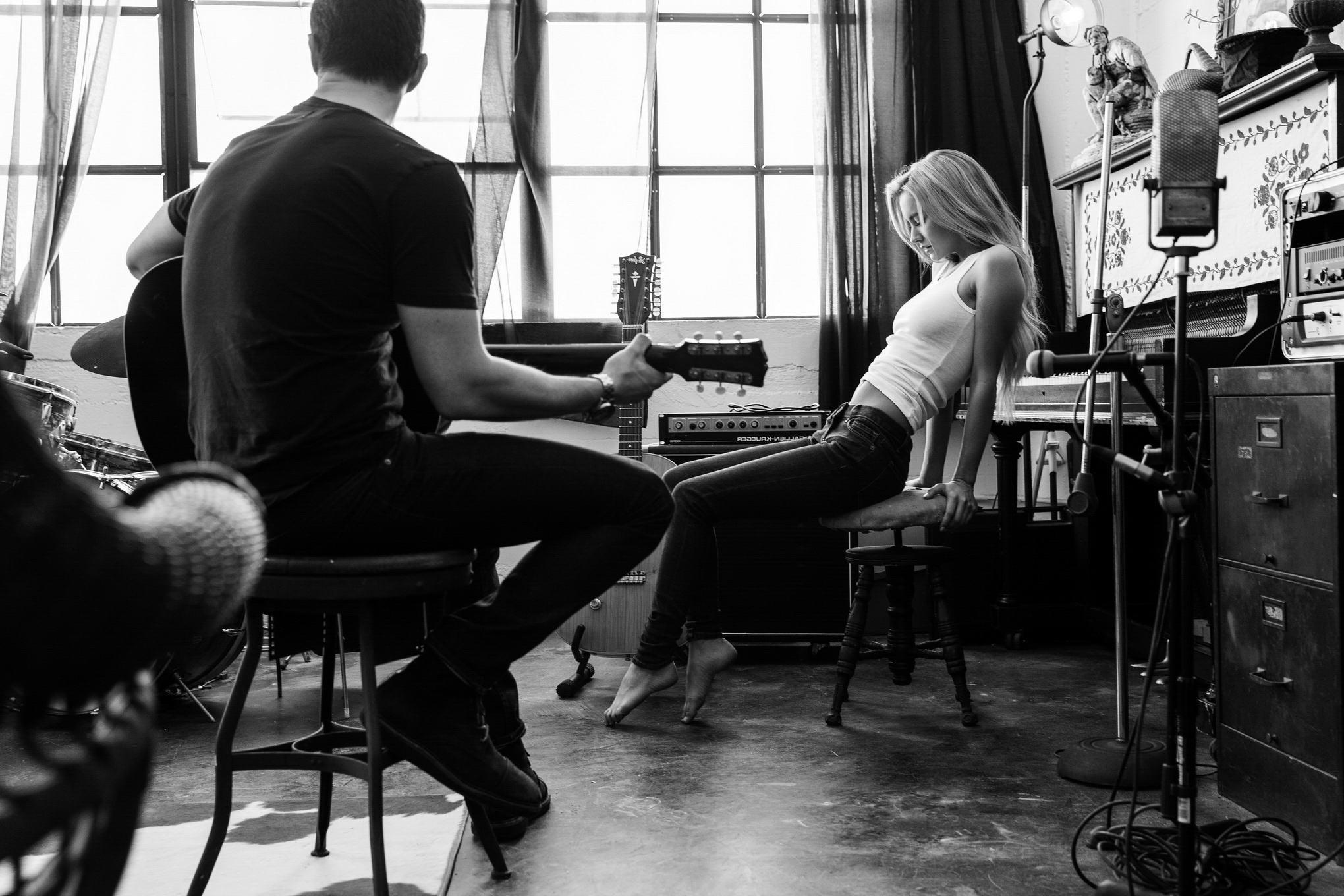 16P Bryana Holly fully nude but covered in DSTLD Jeans photoshoot