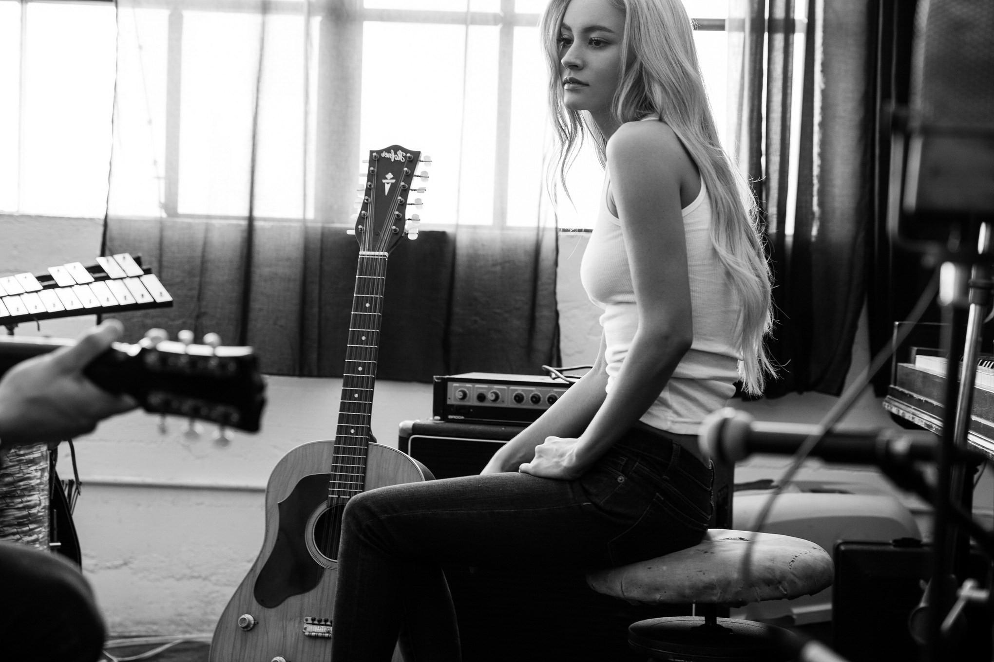 16P Bryana Holly fully nude but covered in DSTLD Jeans photoshoot