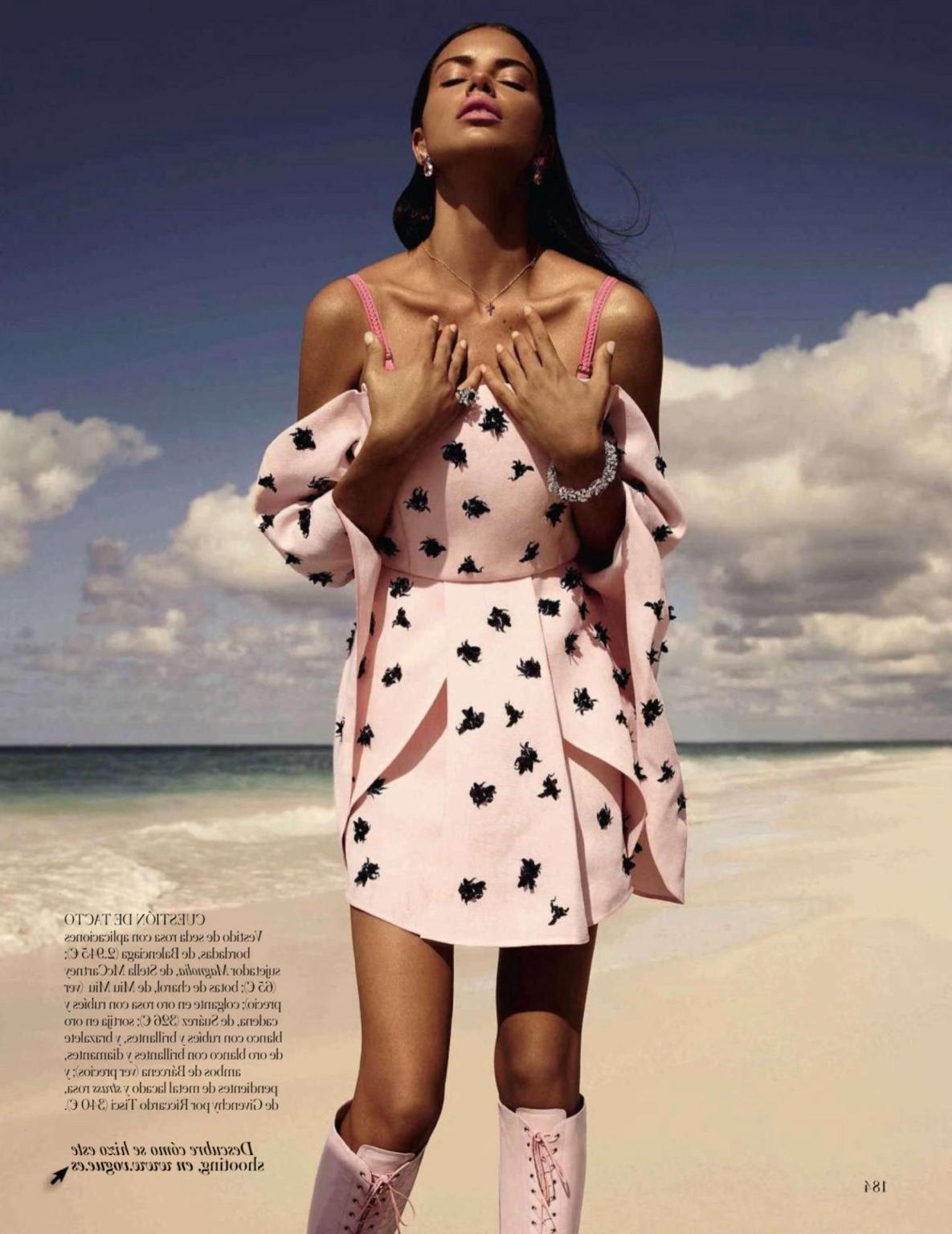 16P Adriana Lima looking very hot in Vogue Spain photoshoot