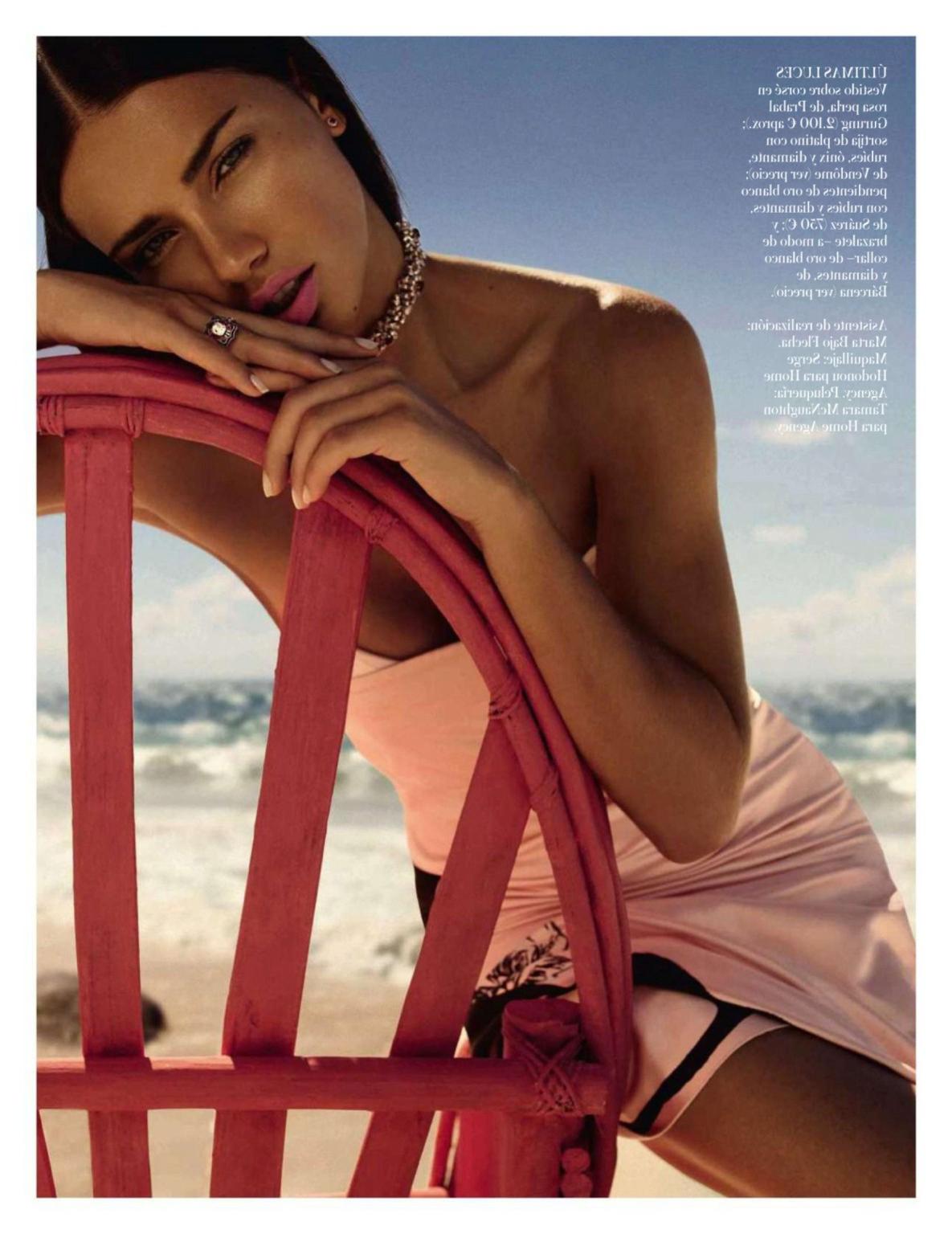 16P Adriana Lima looking very hot in Vogue Spain photoshoot