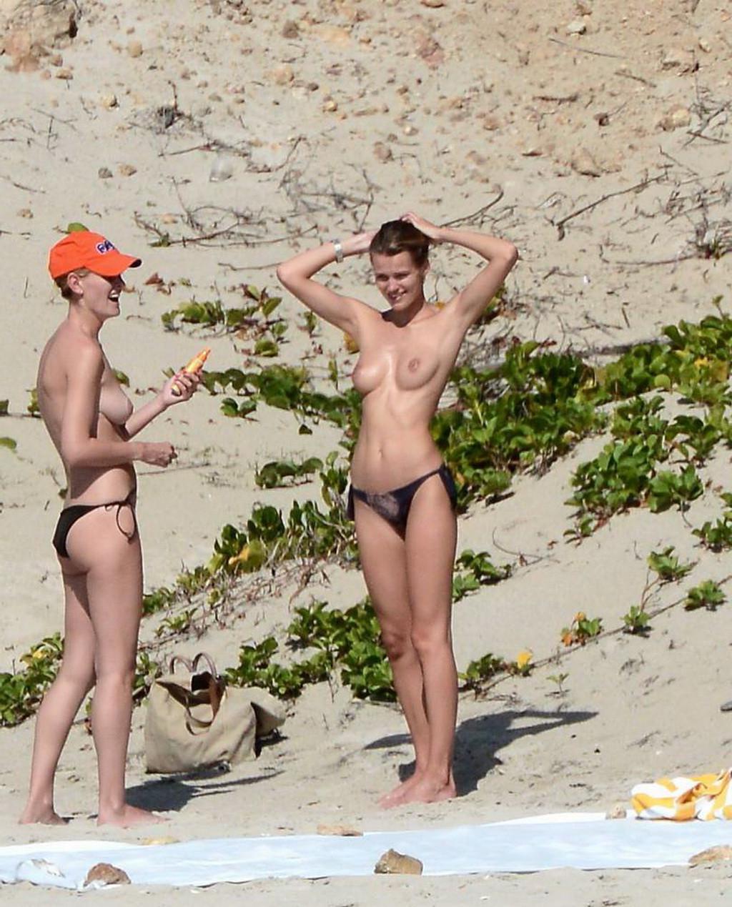 16P Edita Vilkeviciute caught fully naked at a beach in StBarts