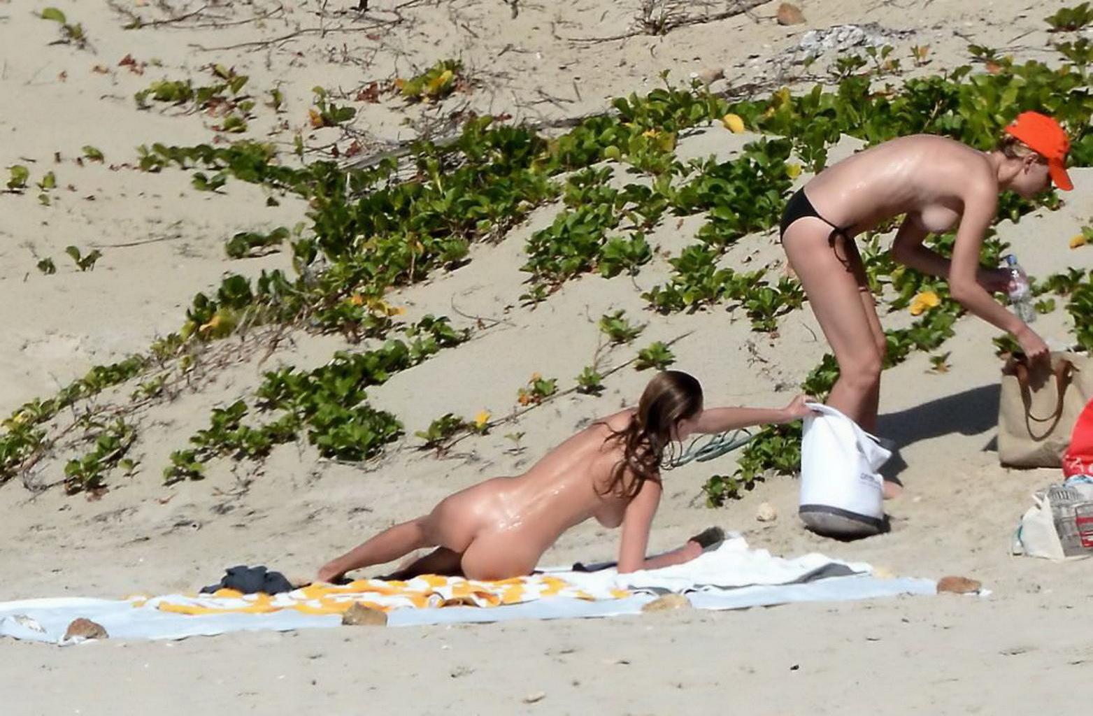 16P Edita Vilkeviciute caught fully naked at a beach in StBarts