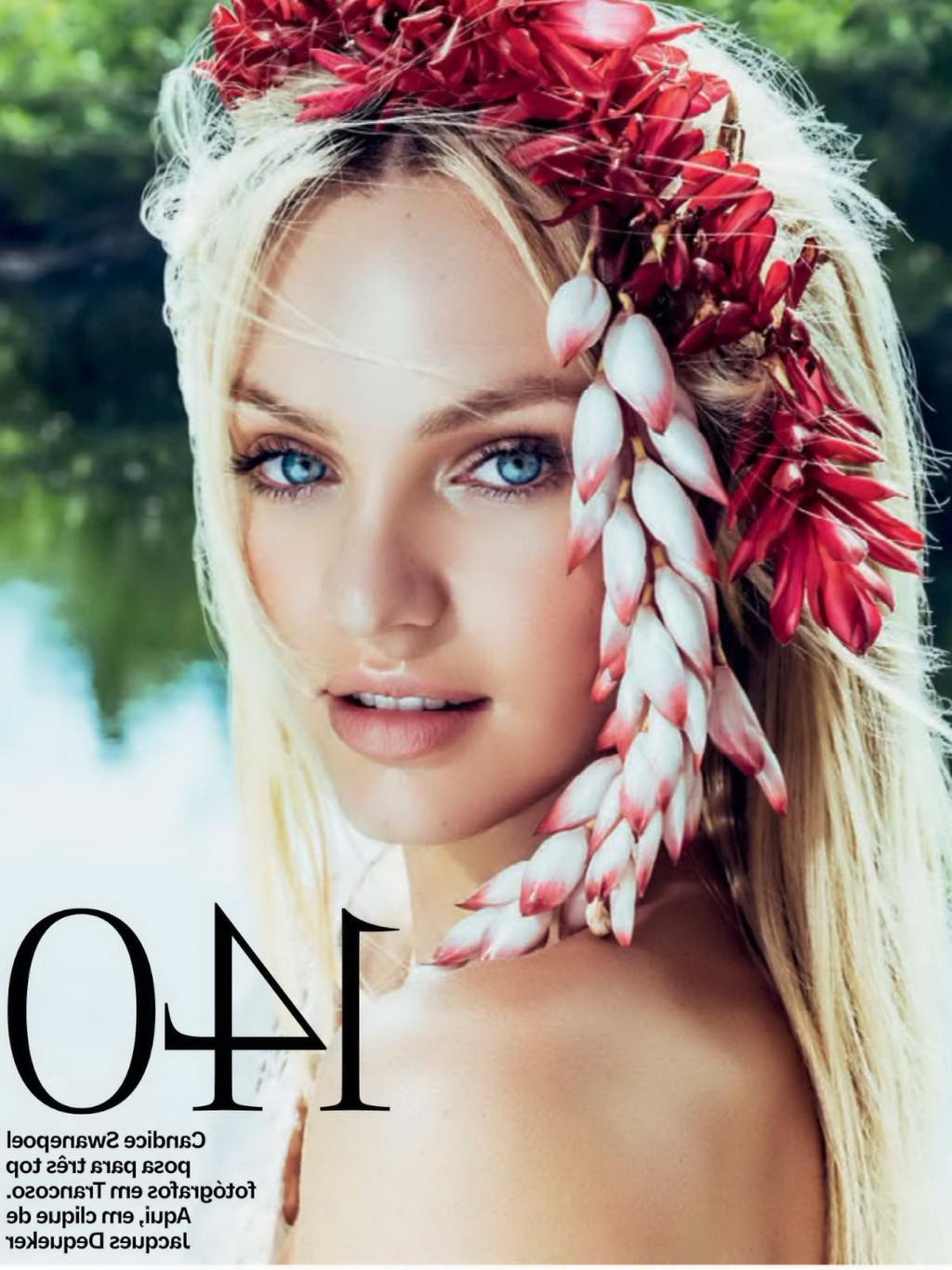 16P Candice Swanepoel looking very hot in Vogue Magazine Brazil photoshoot