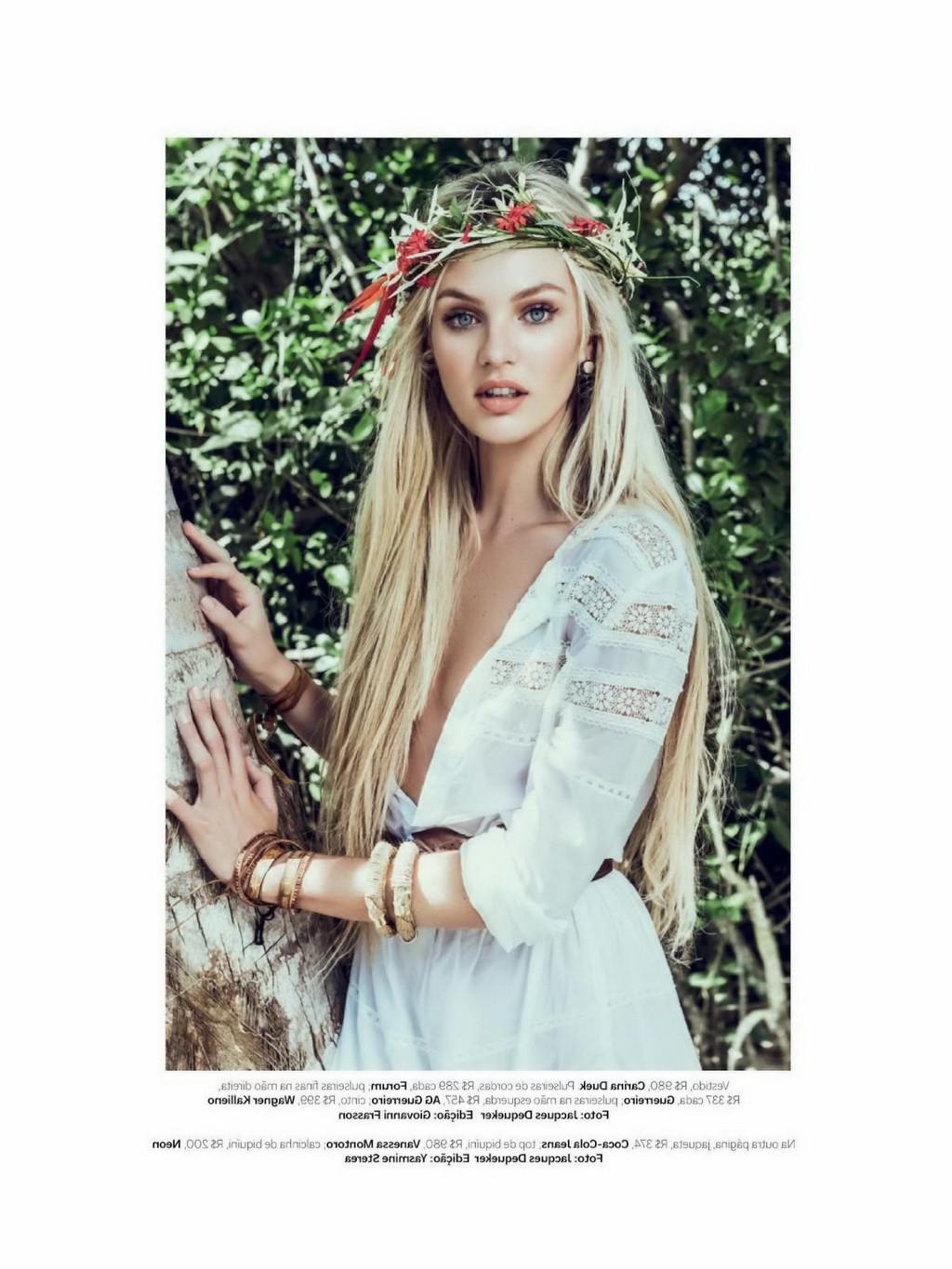 16P Candice Swanepoel looking very hot in Vogue Magazine Brazil photoshoot