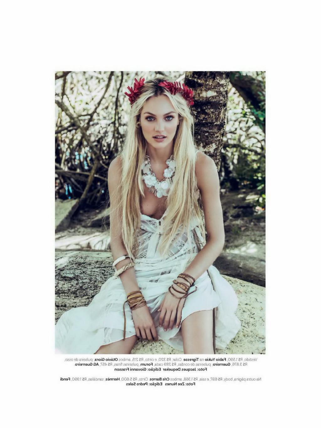16P Candice Swanepoel looking very hot in Vogue Magazine Brazil photoshoot