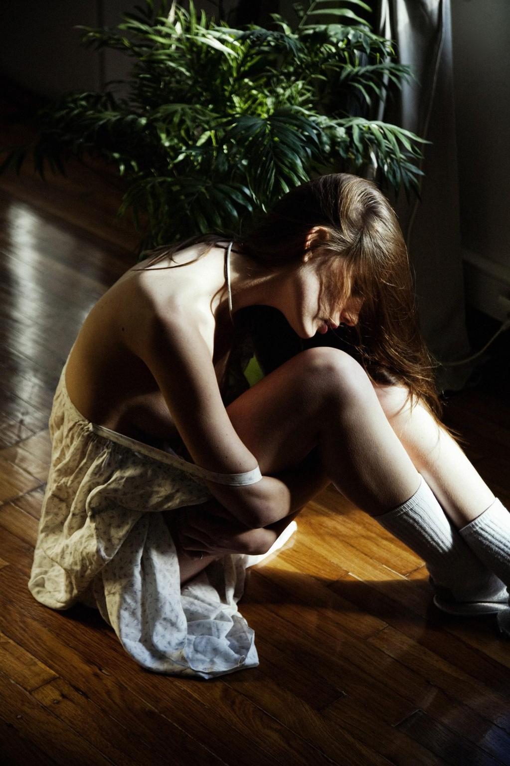 16P Maja Simonsen showing off her boobs and ass in a Chris Kontos photoshoot