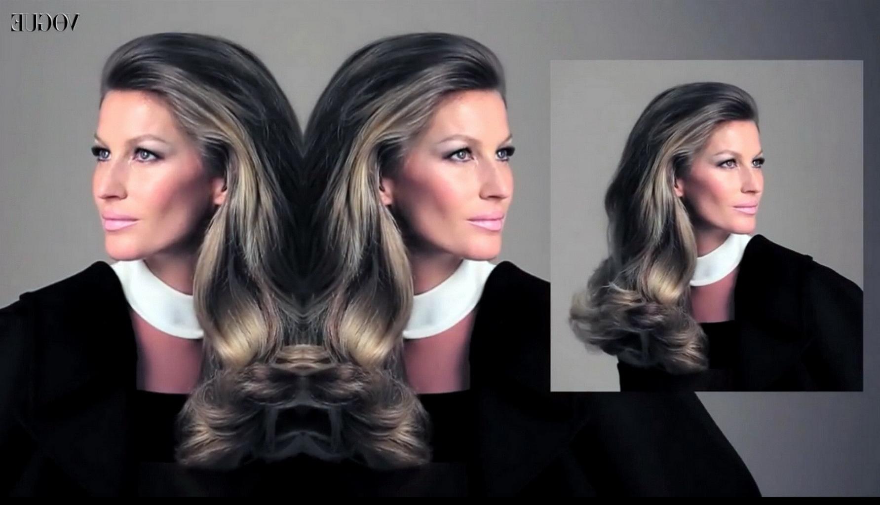 16P Gisele Bundchen topless in thong but hiding her boobs in Vogue Italia photoshoot