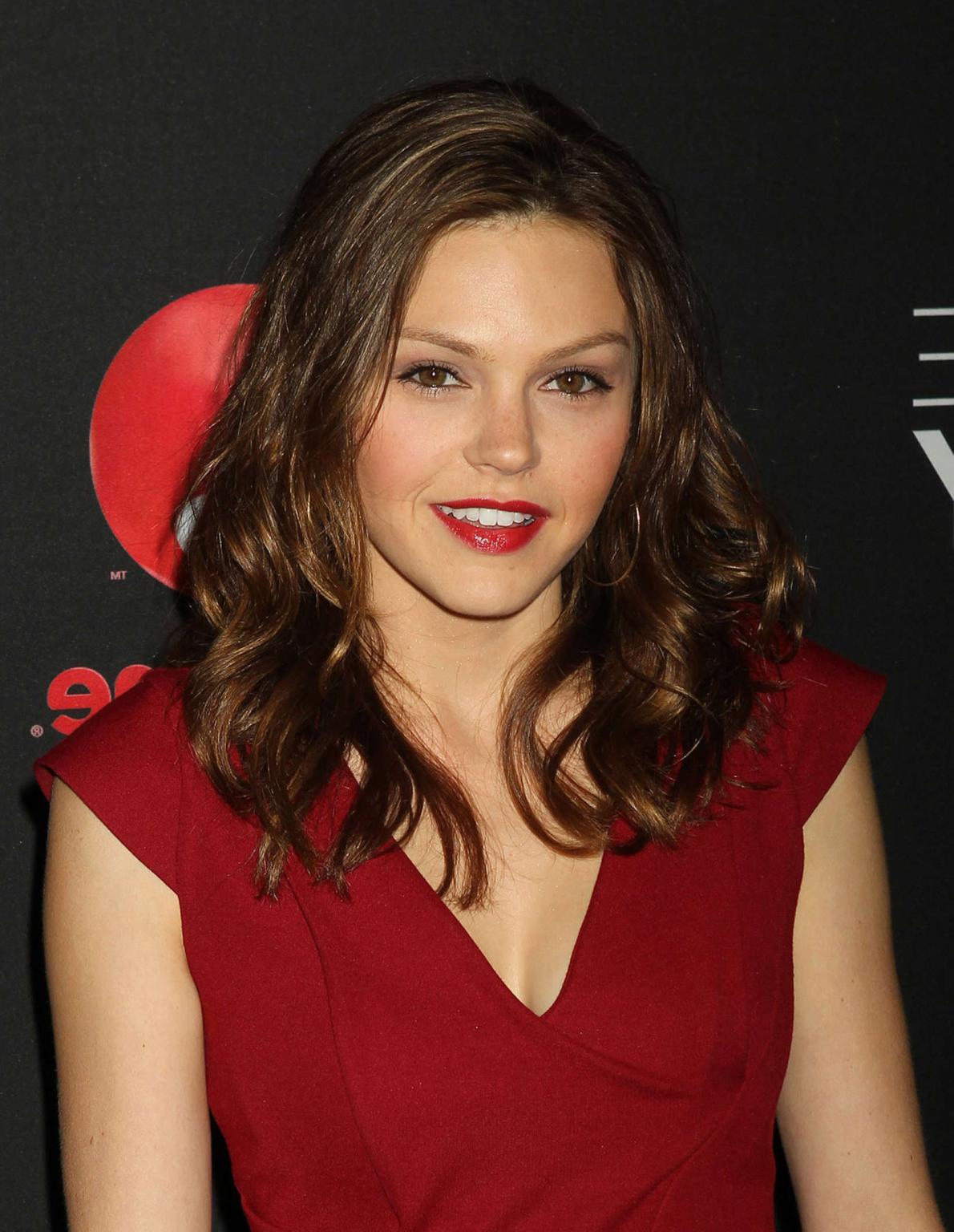 16P Aimee Teegarden leggy  cleavy at the 'Call Me Crazy: A Five Film' premiere in We