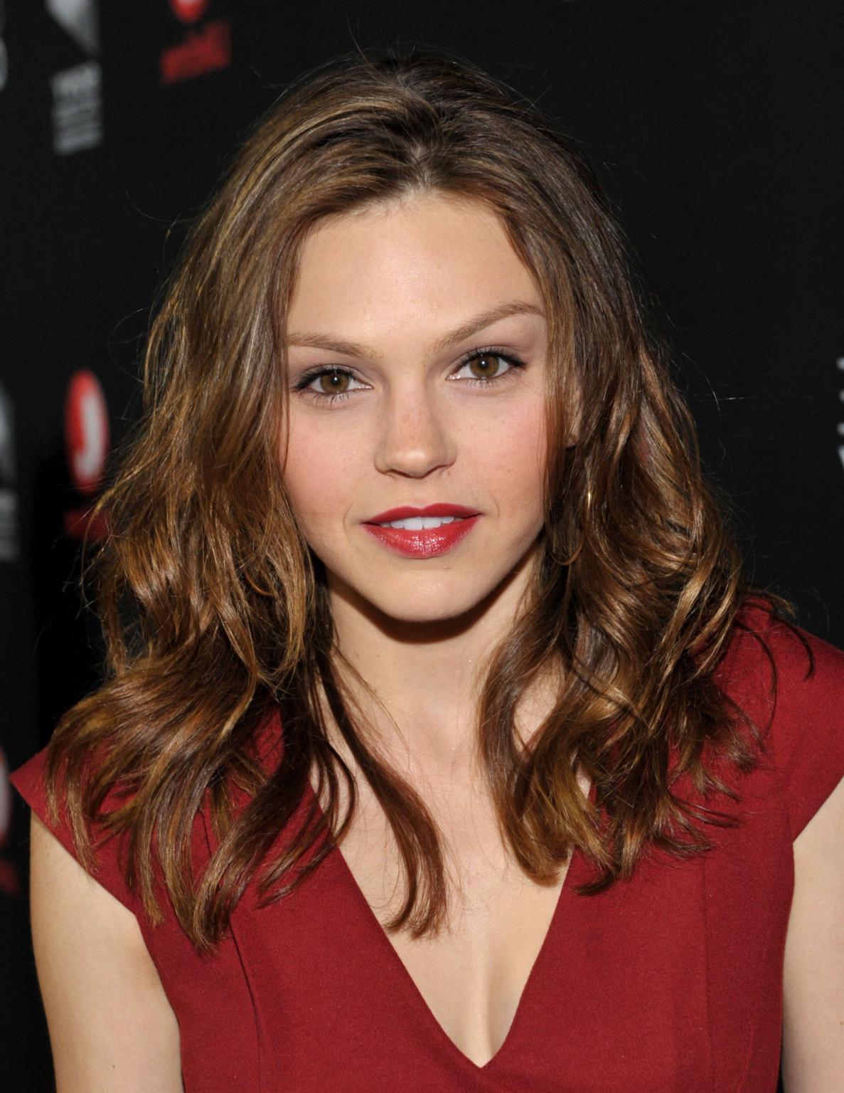 16P Aimee Teegarden leggy  cleavy at the 'Call Me Crazy: A Five Film' premiere in We