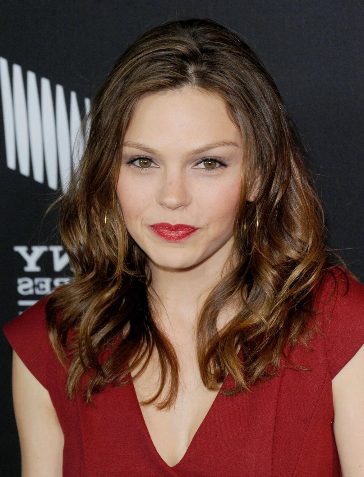 16P Aimee Teegarden leggy  cleavy at the 'Call Me Crazy: A Five Film' premiere in We