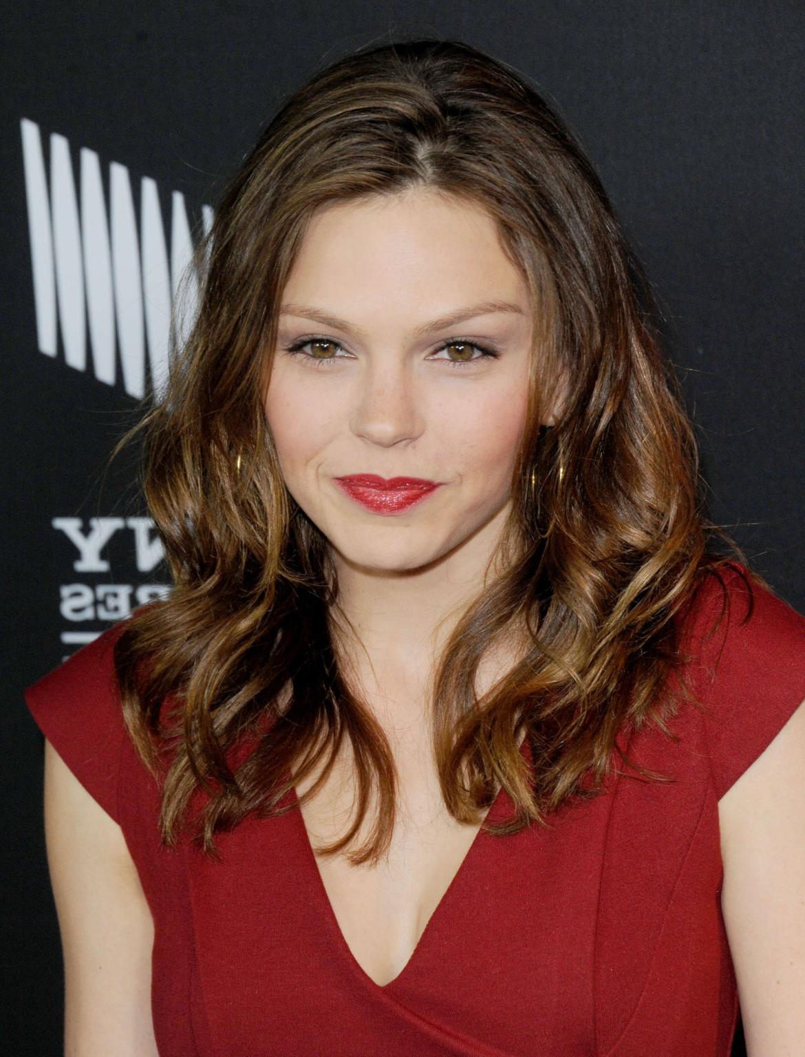 16P Aimee Teegarden leggy  cleavy at the 'Call Me Crazy: A Five Film' premiere in We
