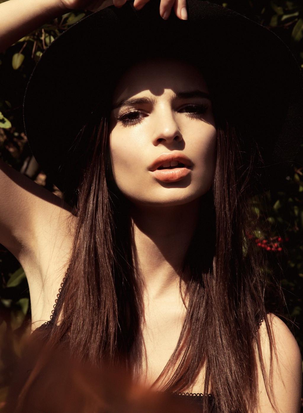 10P Emily Ratajkowski shows off her hot body at topless photoshoot by Olivia Malone
