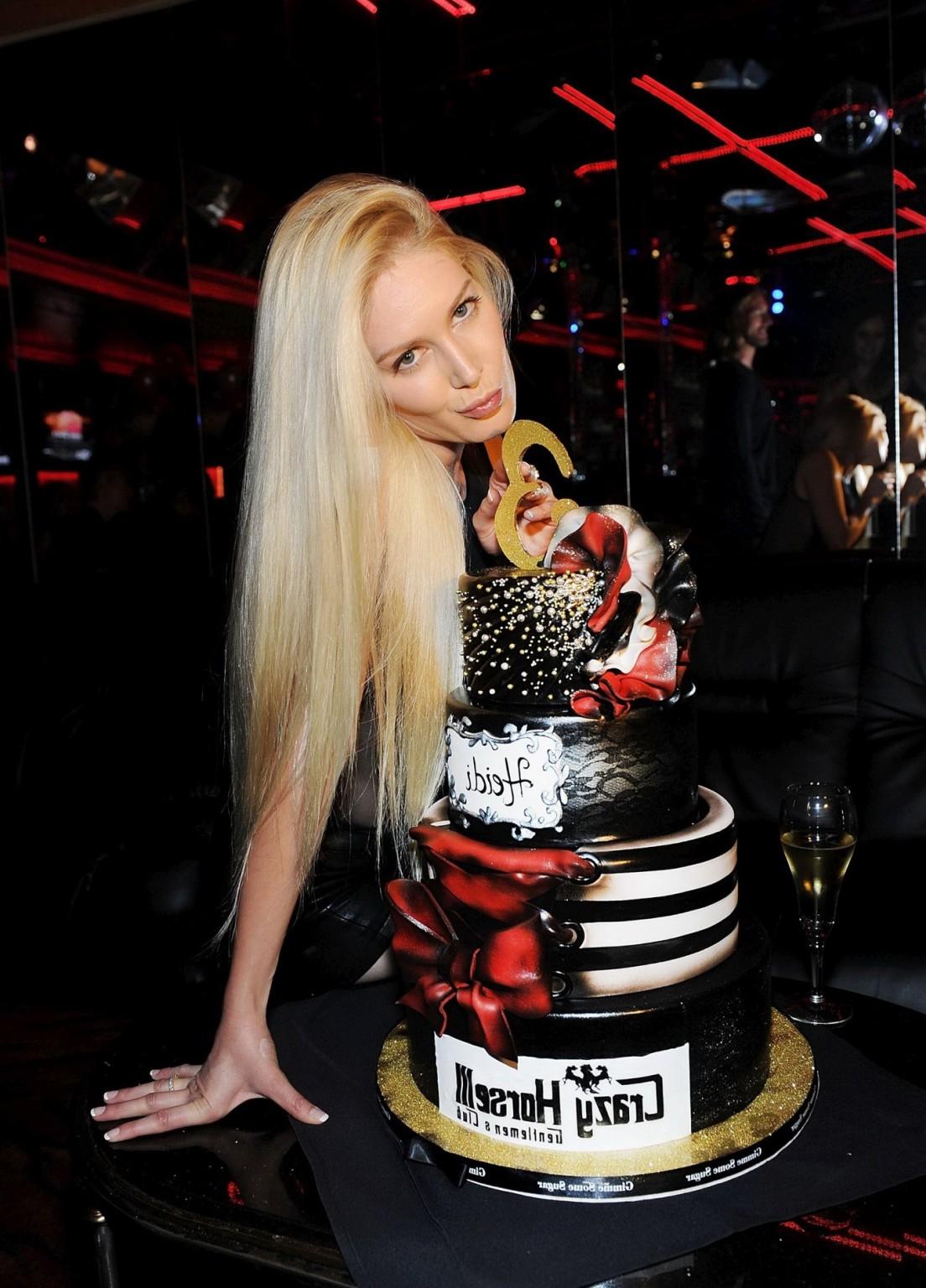 9P Heidi Montag braless wearing see-through top and tight shorts at Crazy Horse III