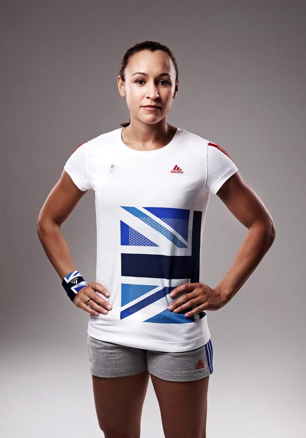 10P Jessica Ennis posing in sexy sports outfits for 2012 GB Olympic Team Photoshoot