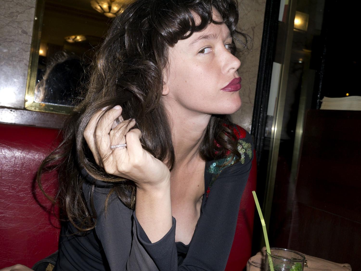 16P Paz de la Huerta showing off her bare ass in a Olivier Zahm photoshoot at Cafe d