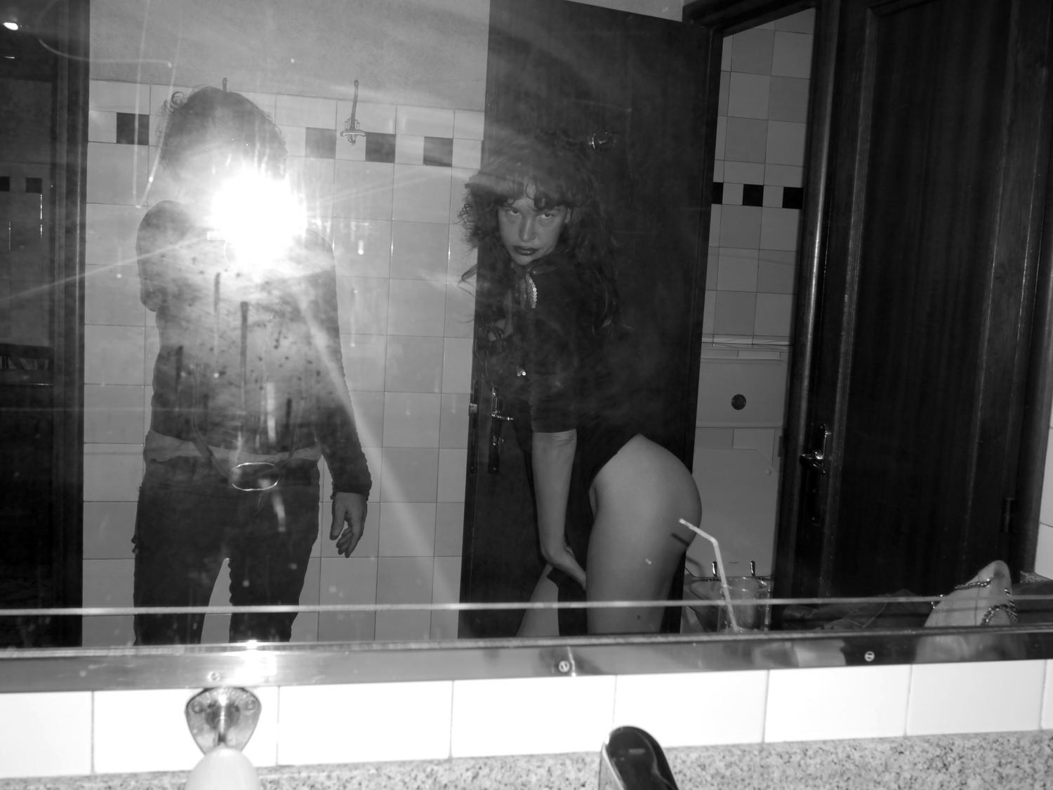 16P Paz de la Huerta showing off her bare ass in a Olivier Zahm photoshoot at Cafe d