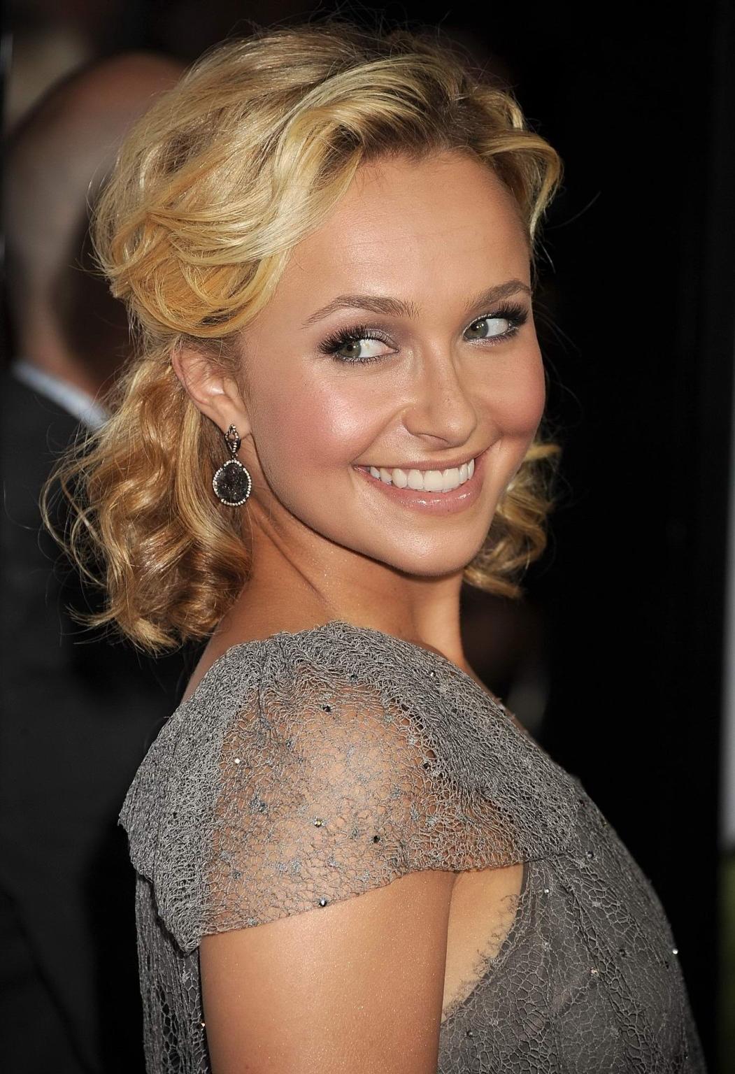 16P Hayden Panettiere leggy wearimg mini dress at the 'Fireflies In The Garden' prem