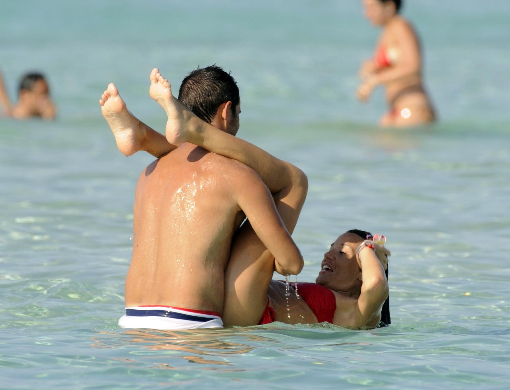 16P Alessia Fabiani caught topless on the Formentera beach