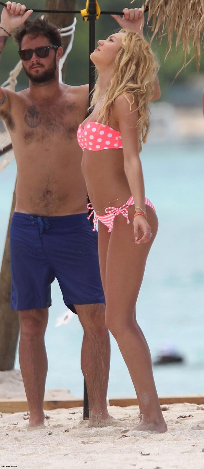 16P Candice Swanepoel doing a bikini photoshoot in St. Barts for Victoria's Secret