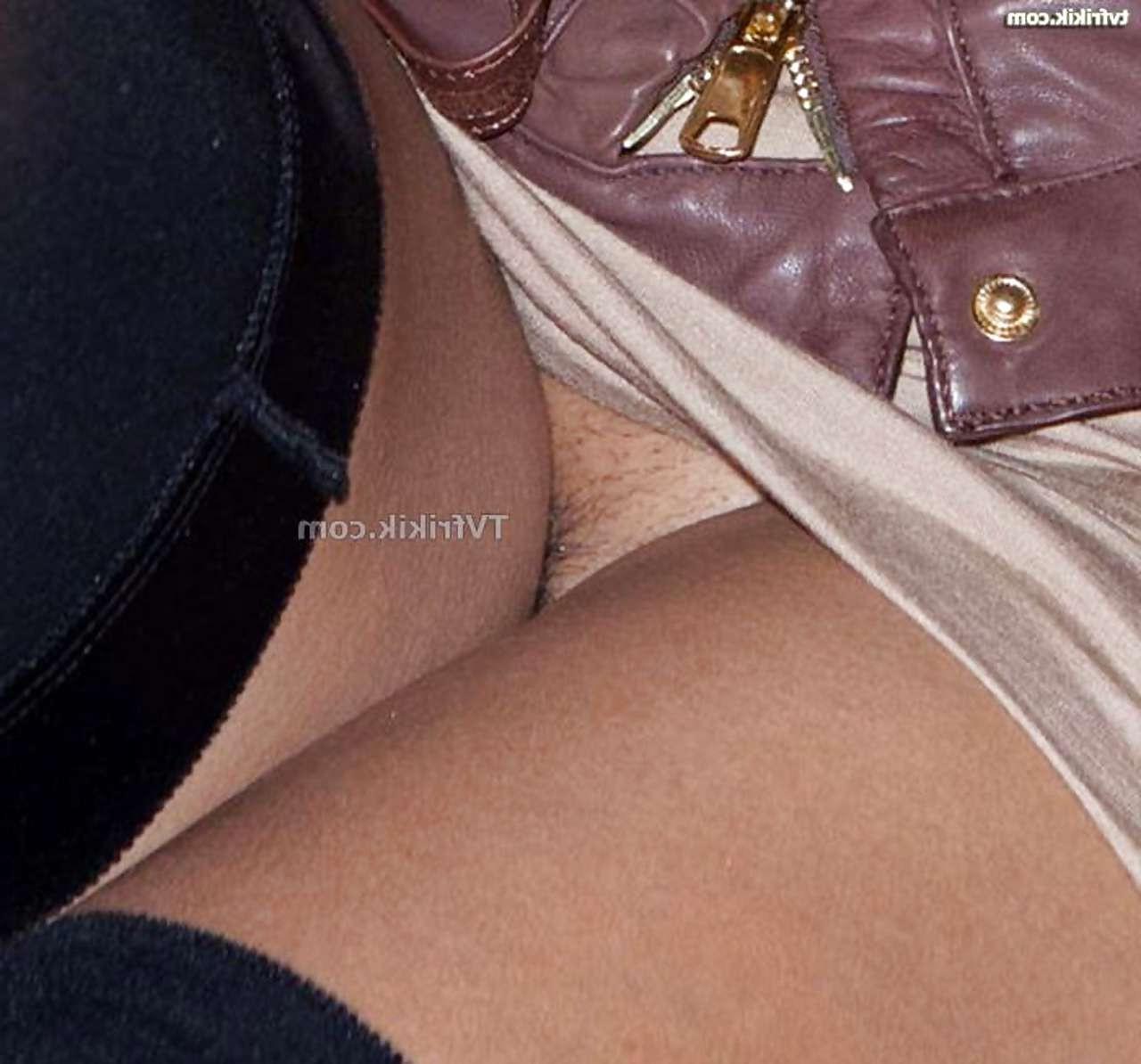 16P Indira Weiss showing her hairy pussy upskirt in mini skirt caught by paparazzi