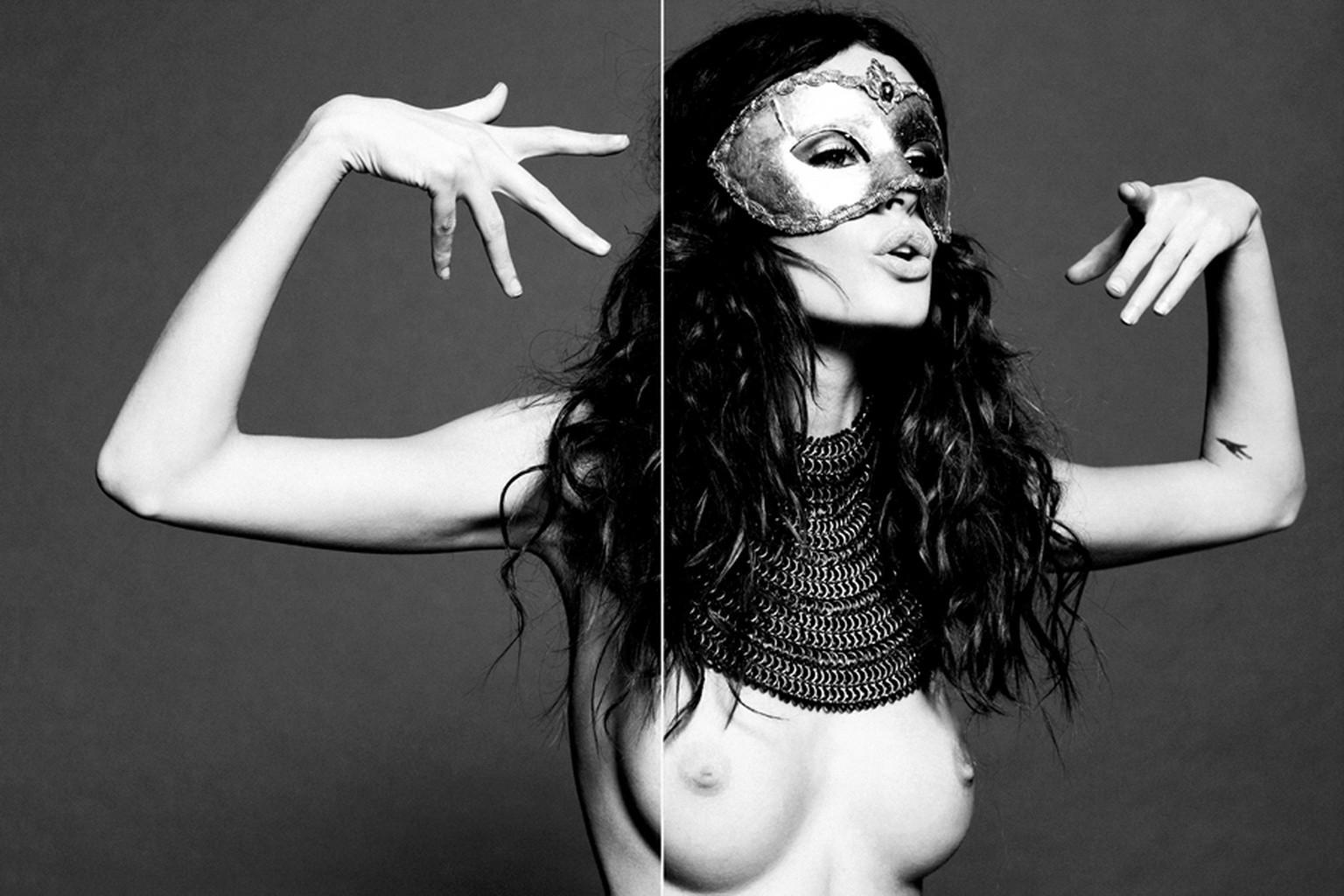 16P Nicole Trunfio topless in Aram Bedrossian photoshoot for Lovecats