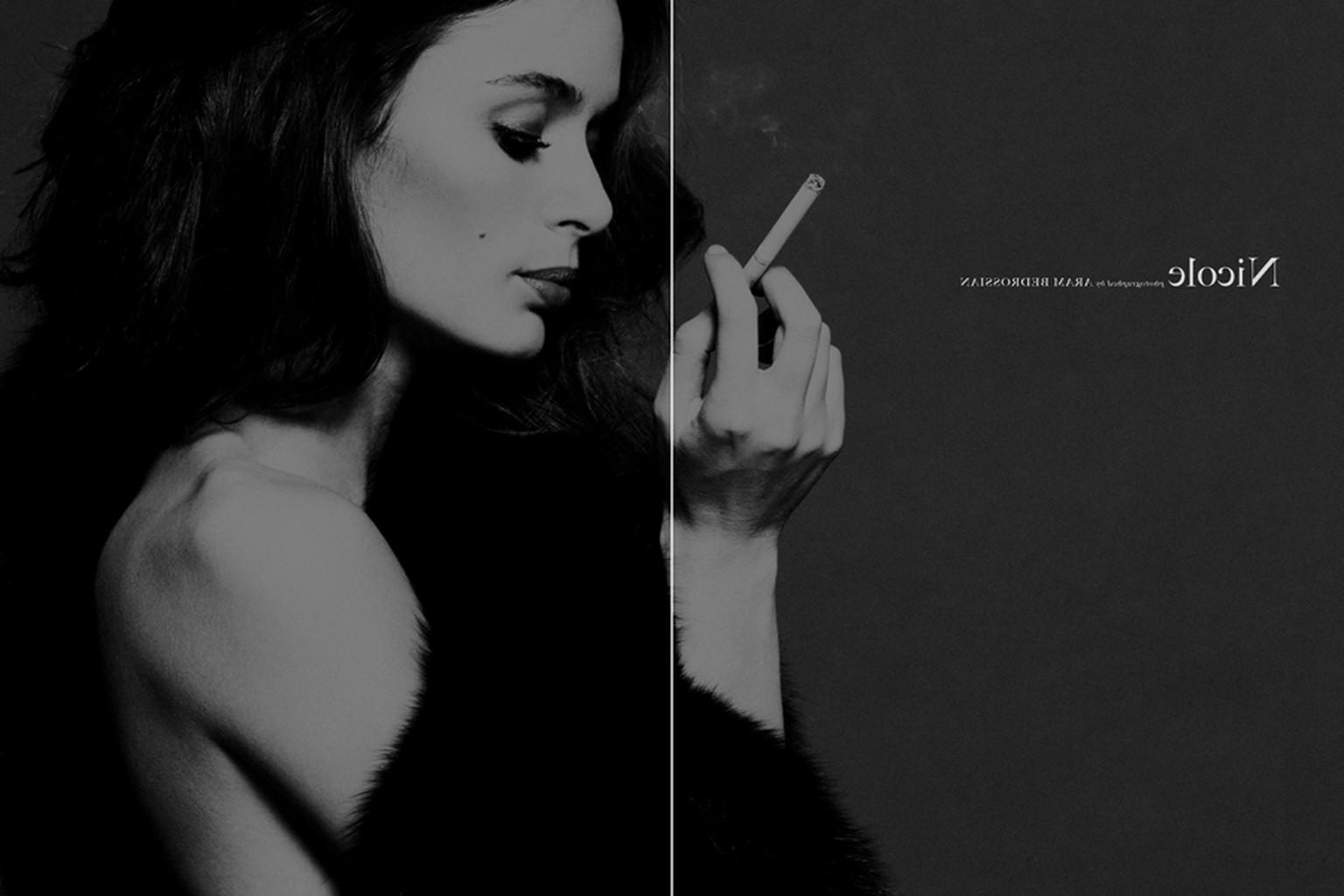 16P Nicole Trunfio topless in Aram Bedrossian photoshoot for Lovecats